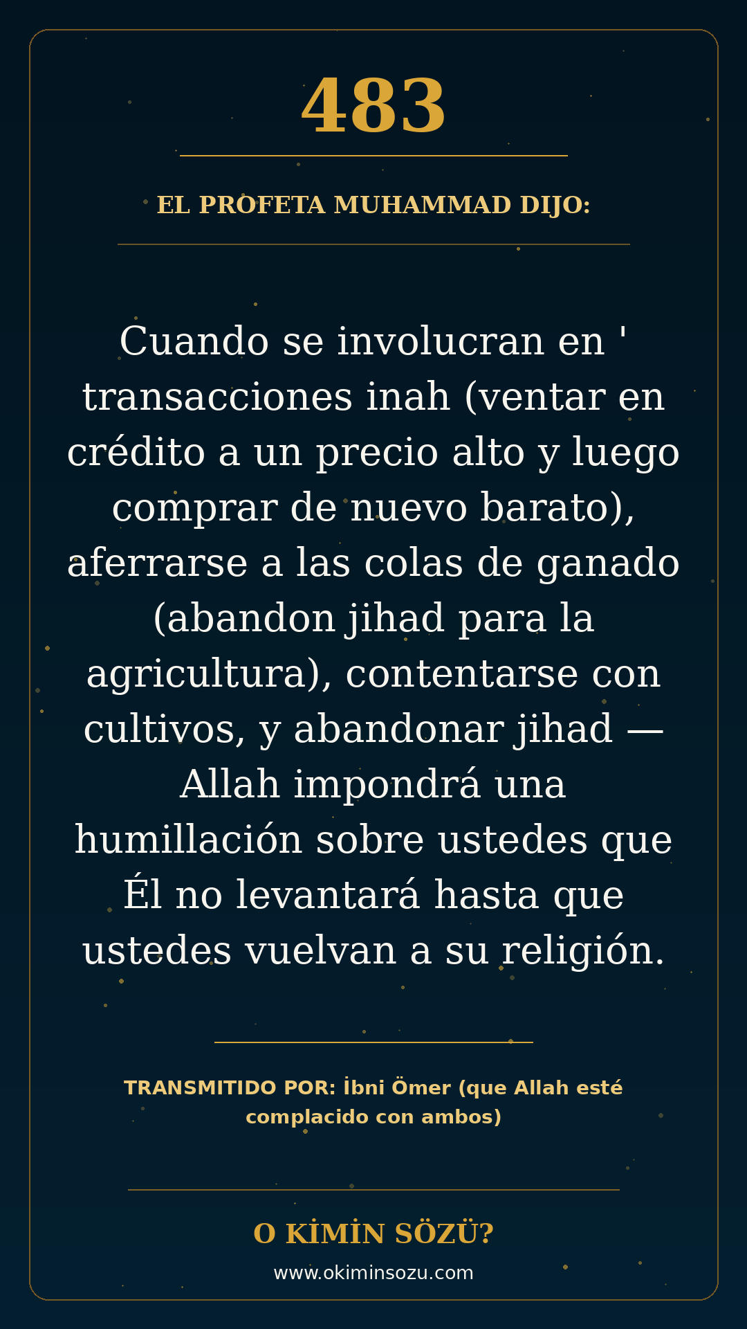 hadis 0483 es