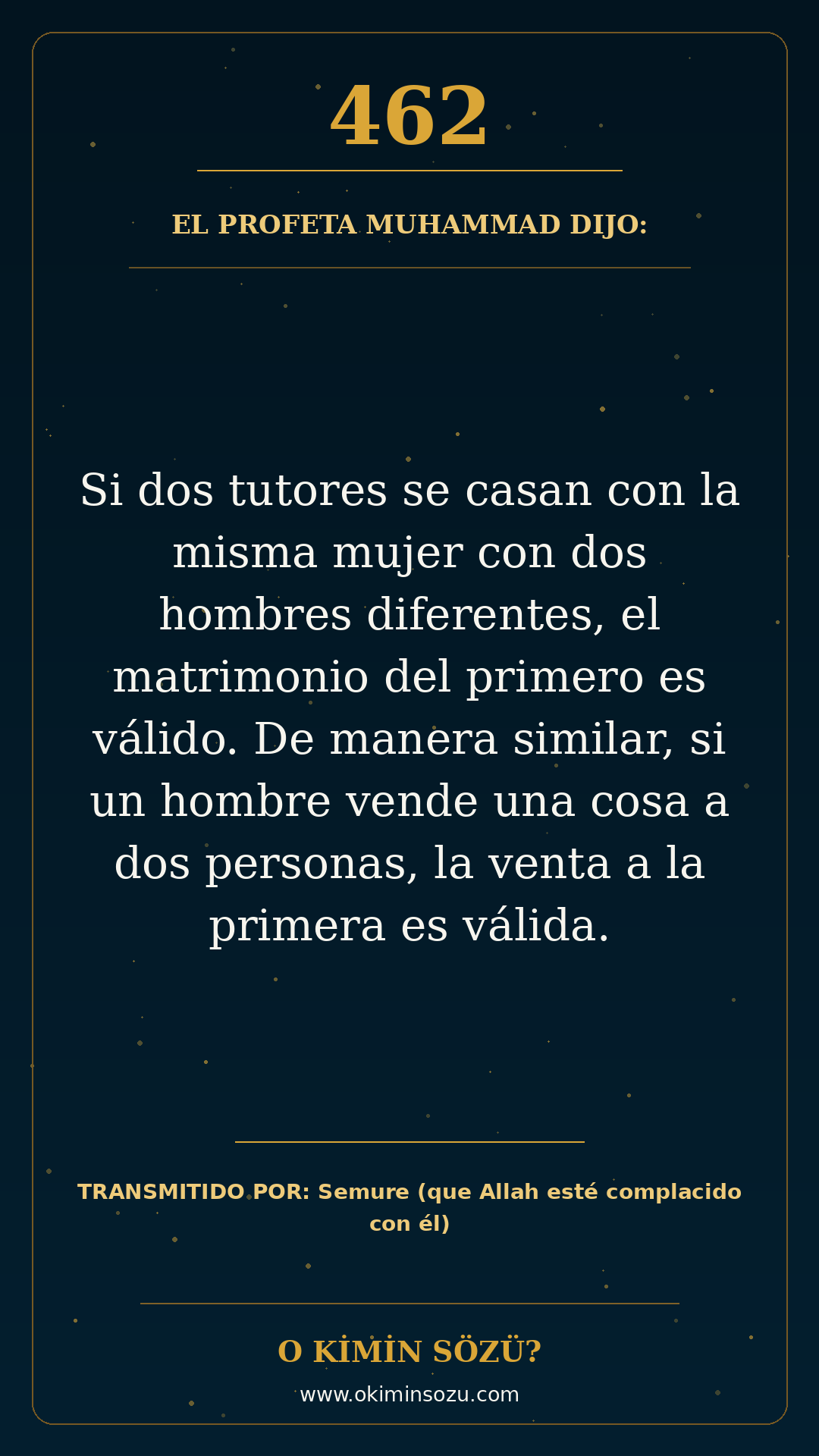 hadis 0462 es