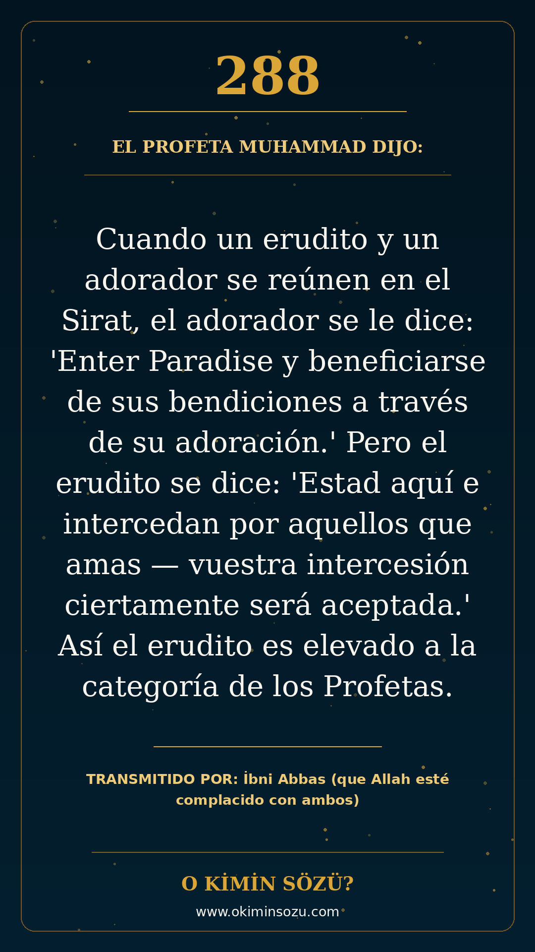 hadis 0288 es