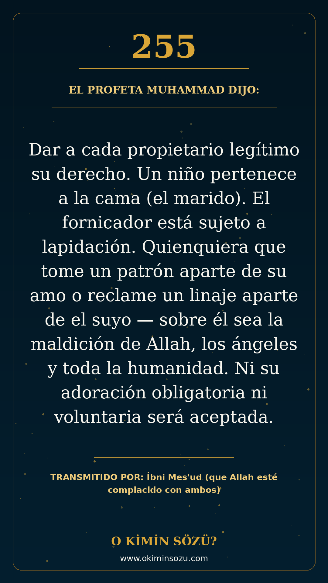 hadis 0255 es