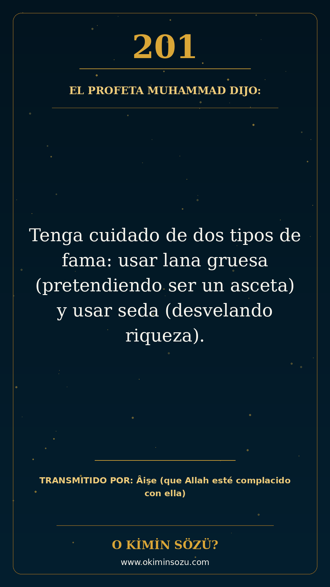 hadis 0201 es