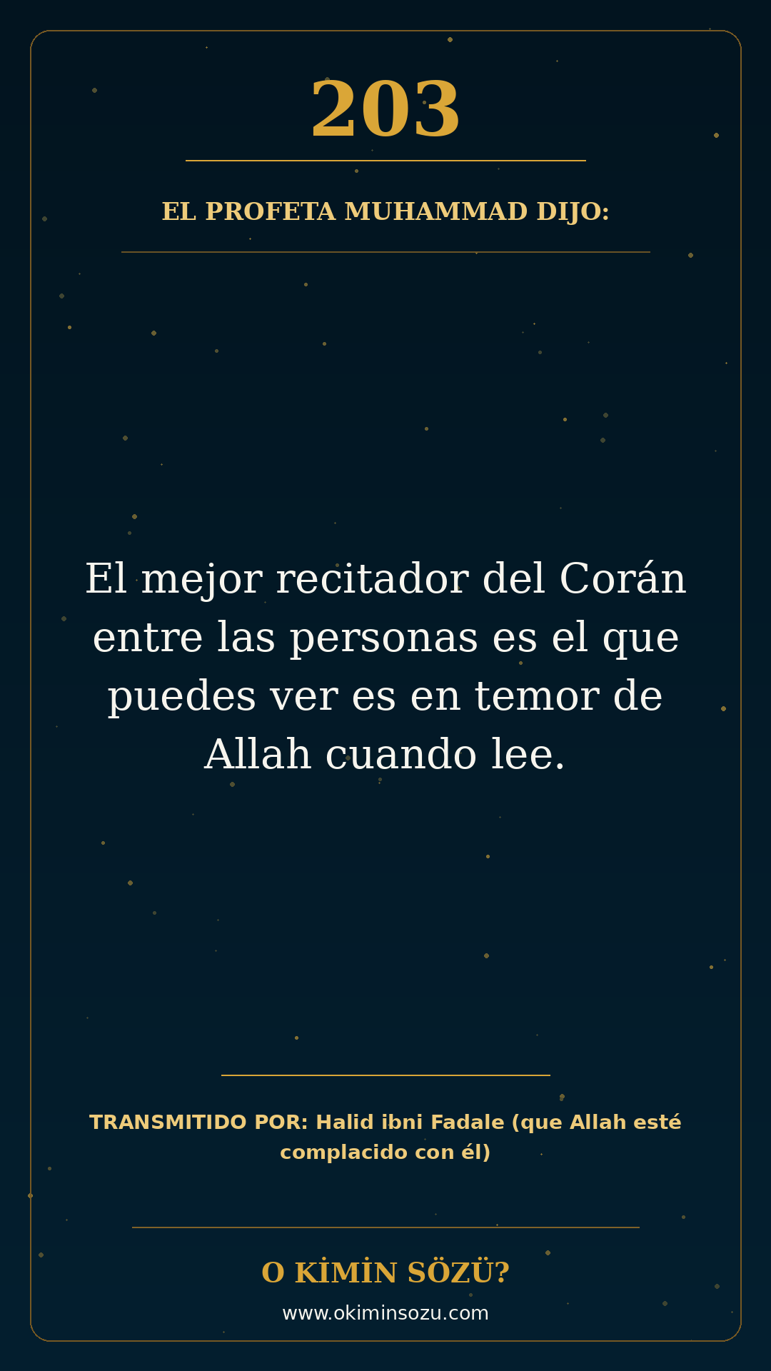 hadis 0203 es