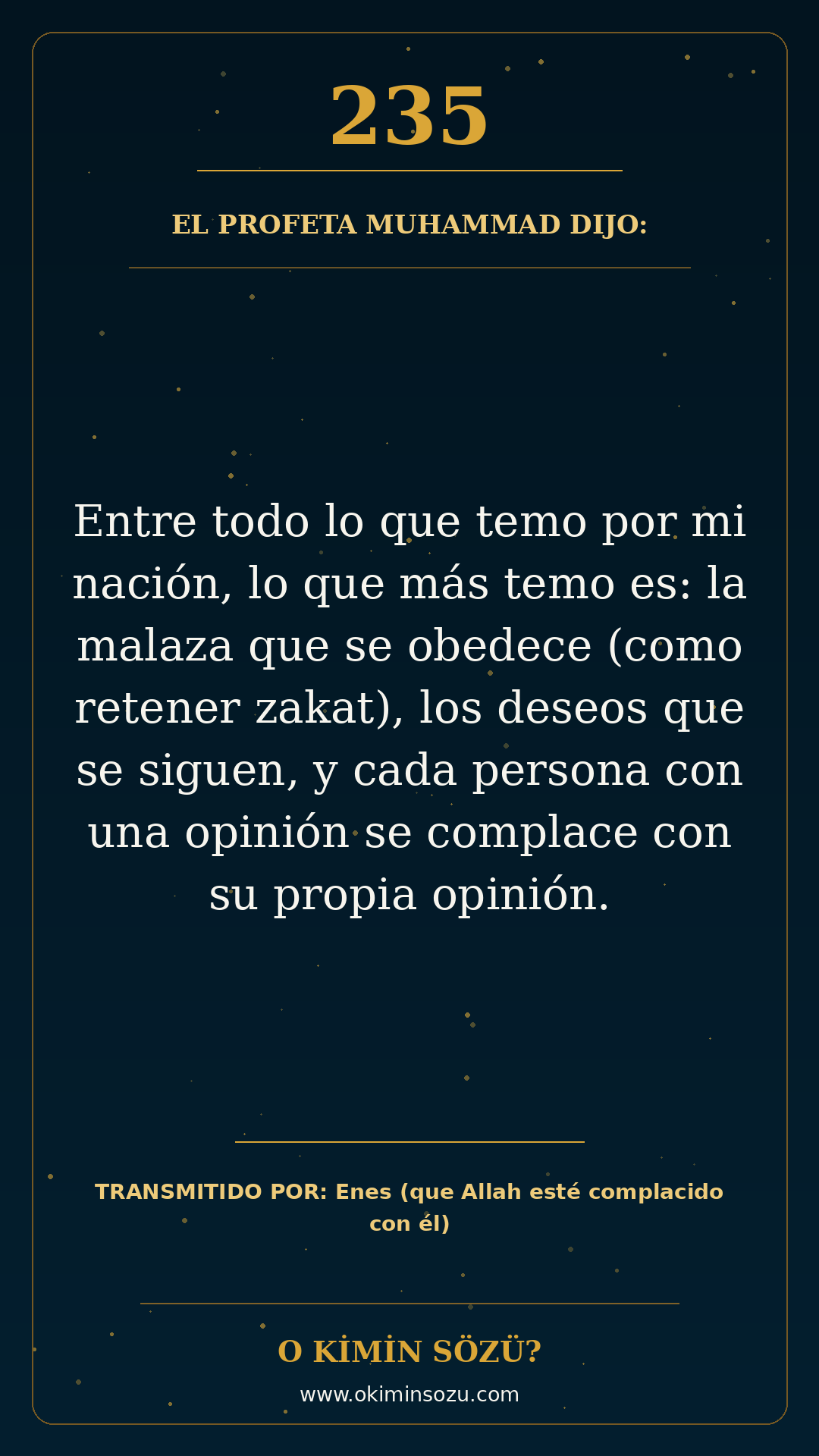 hadis 0235 es