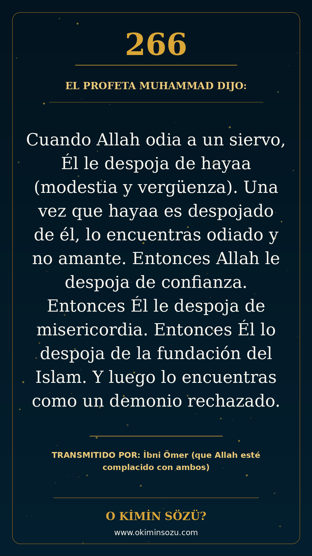 hadis 0266 es