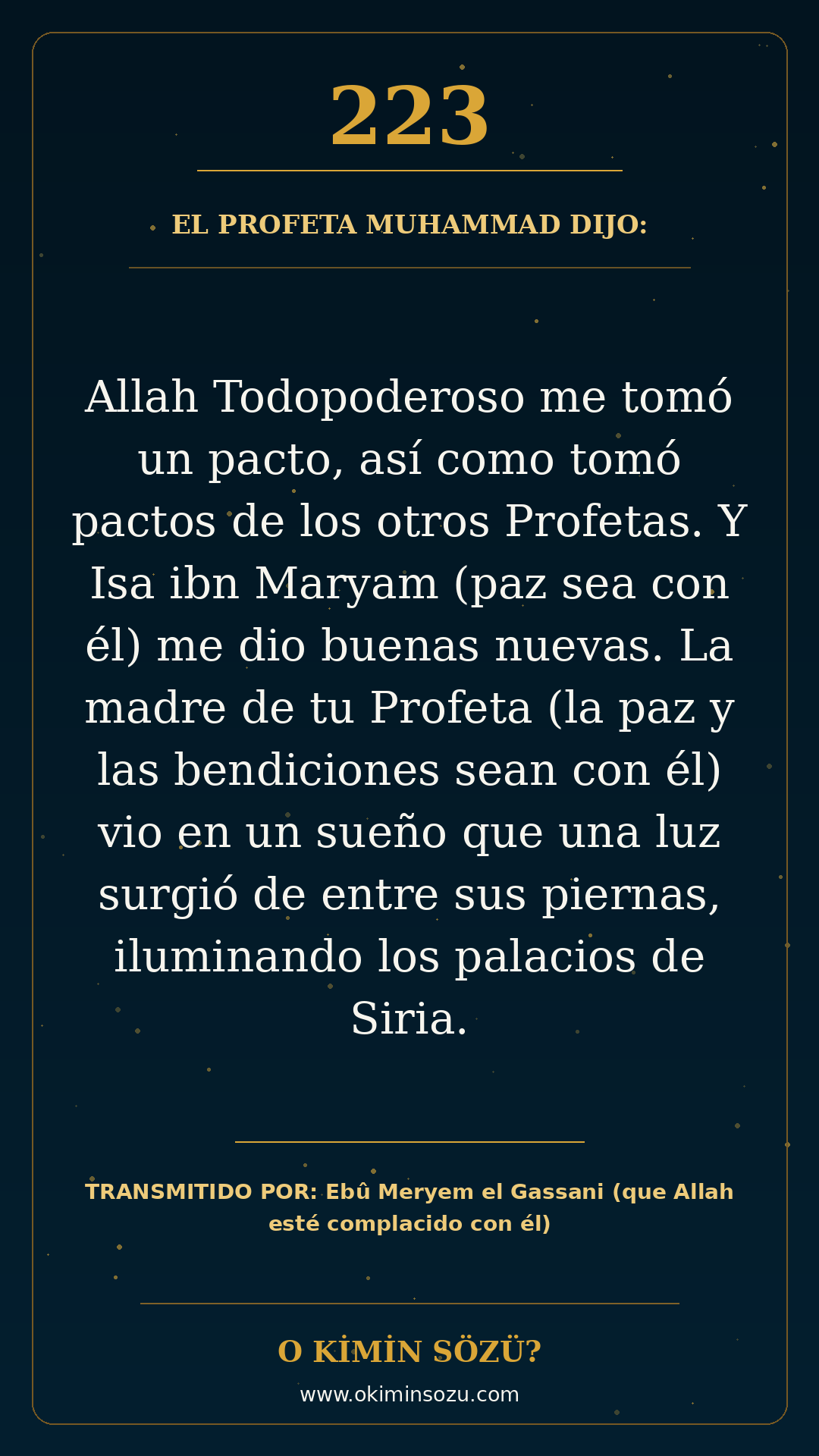 hadis 0223 es