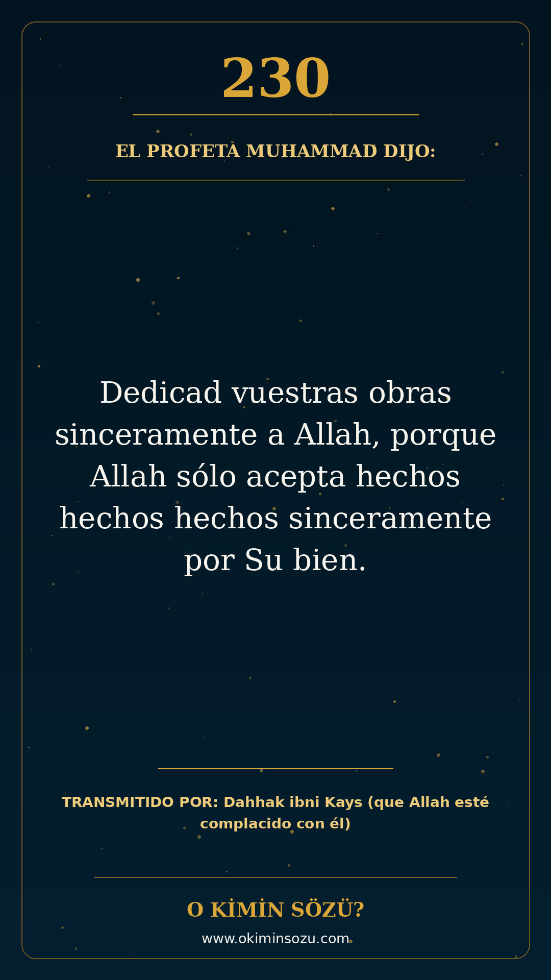 hadis 0230 es