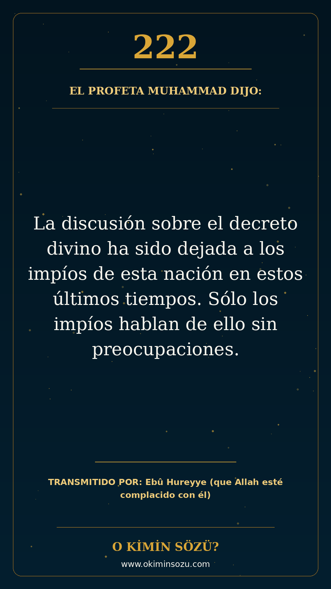 hadis 0222 es