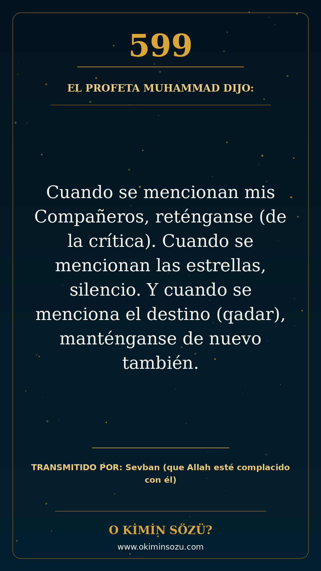 hadis 0599 es