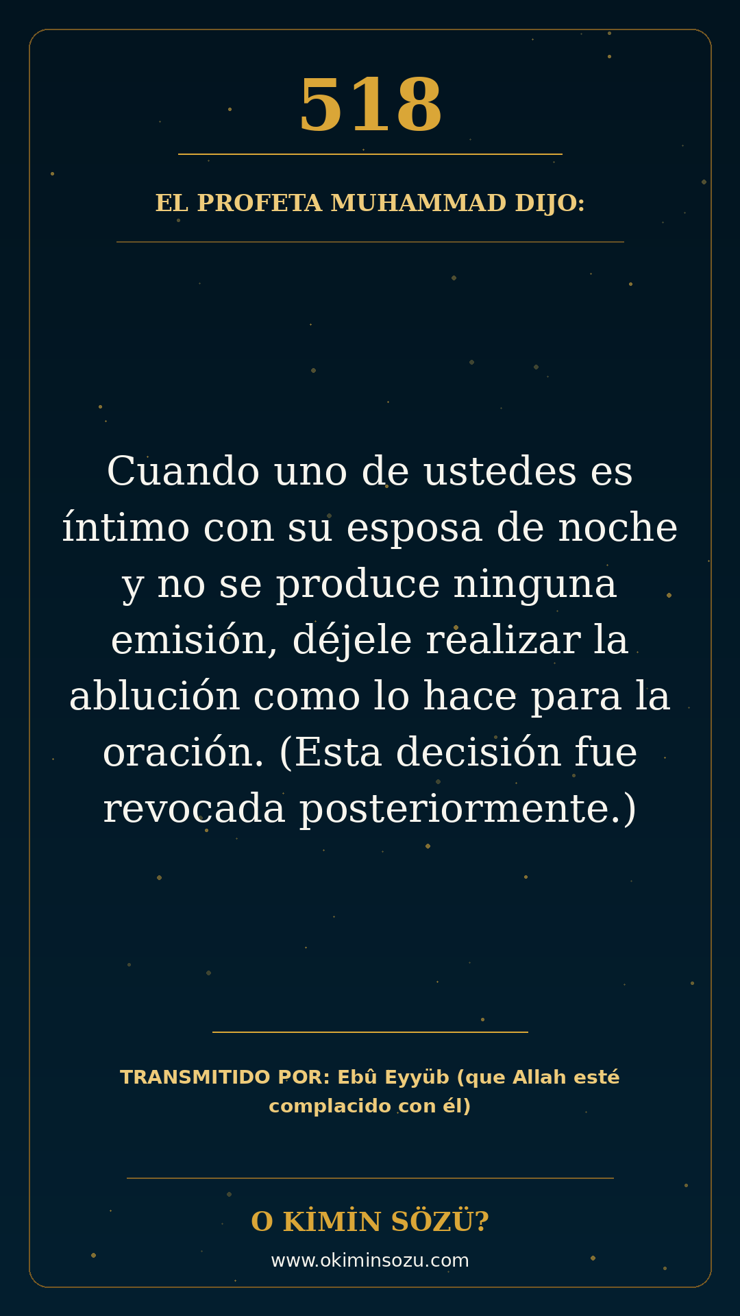 hadis 0518 es