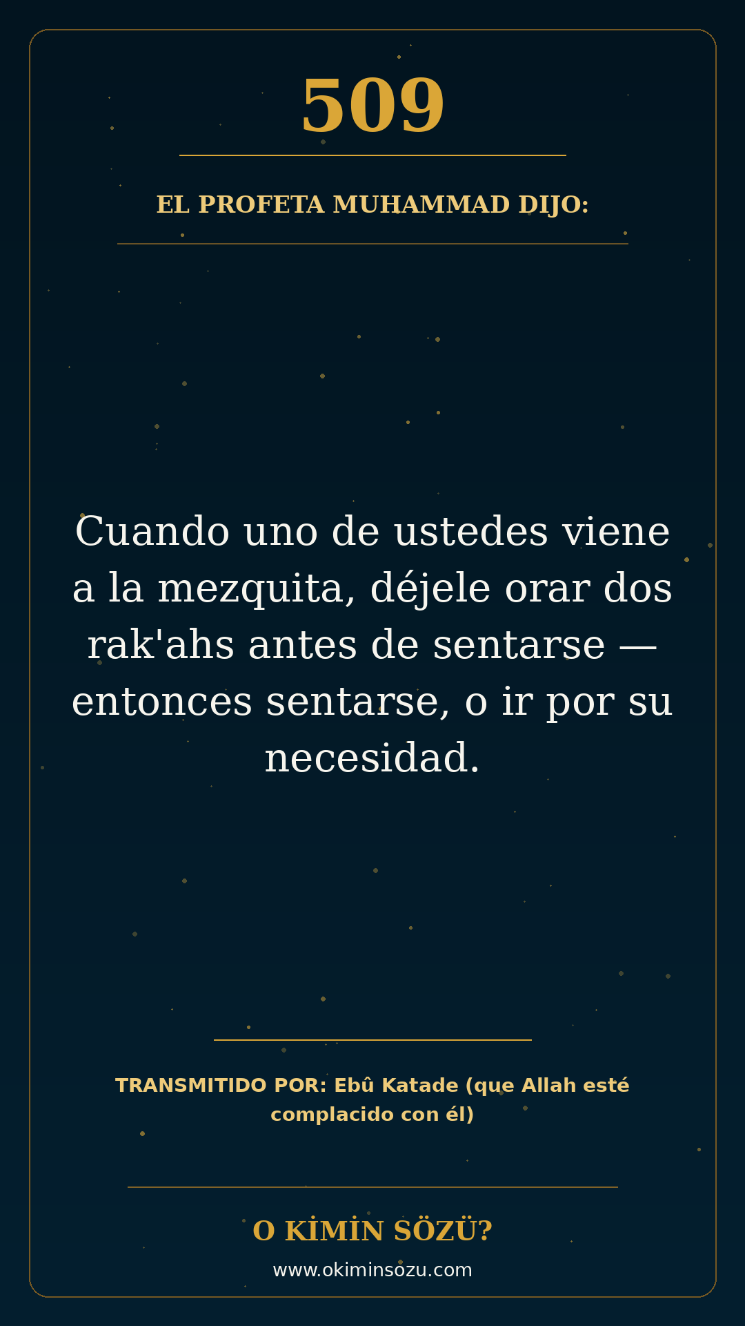 hadis 0509 es