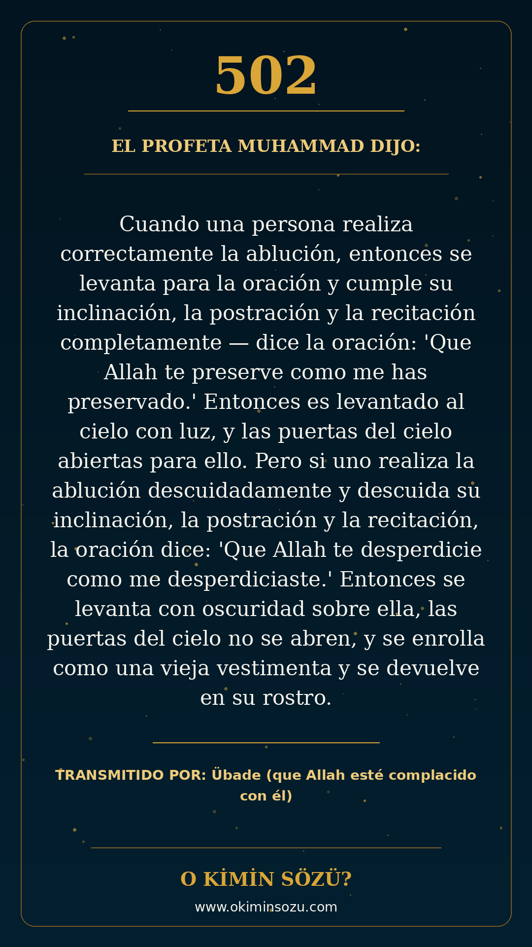 hadis 0502 es