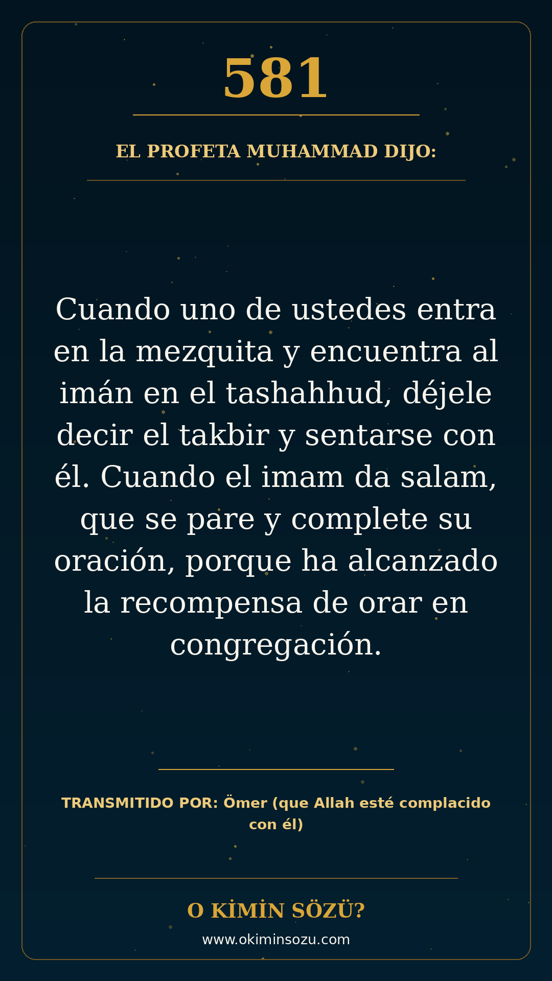 hadis 0581 es