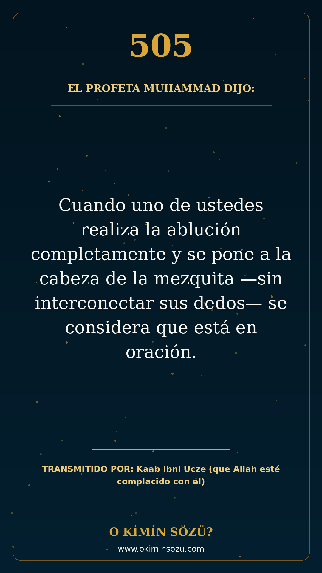 hadis 0505 es