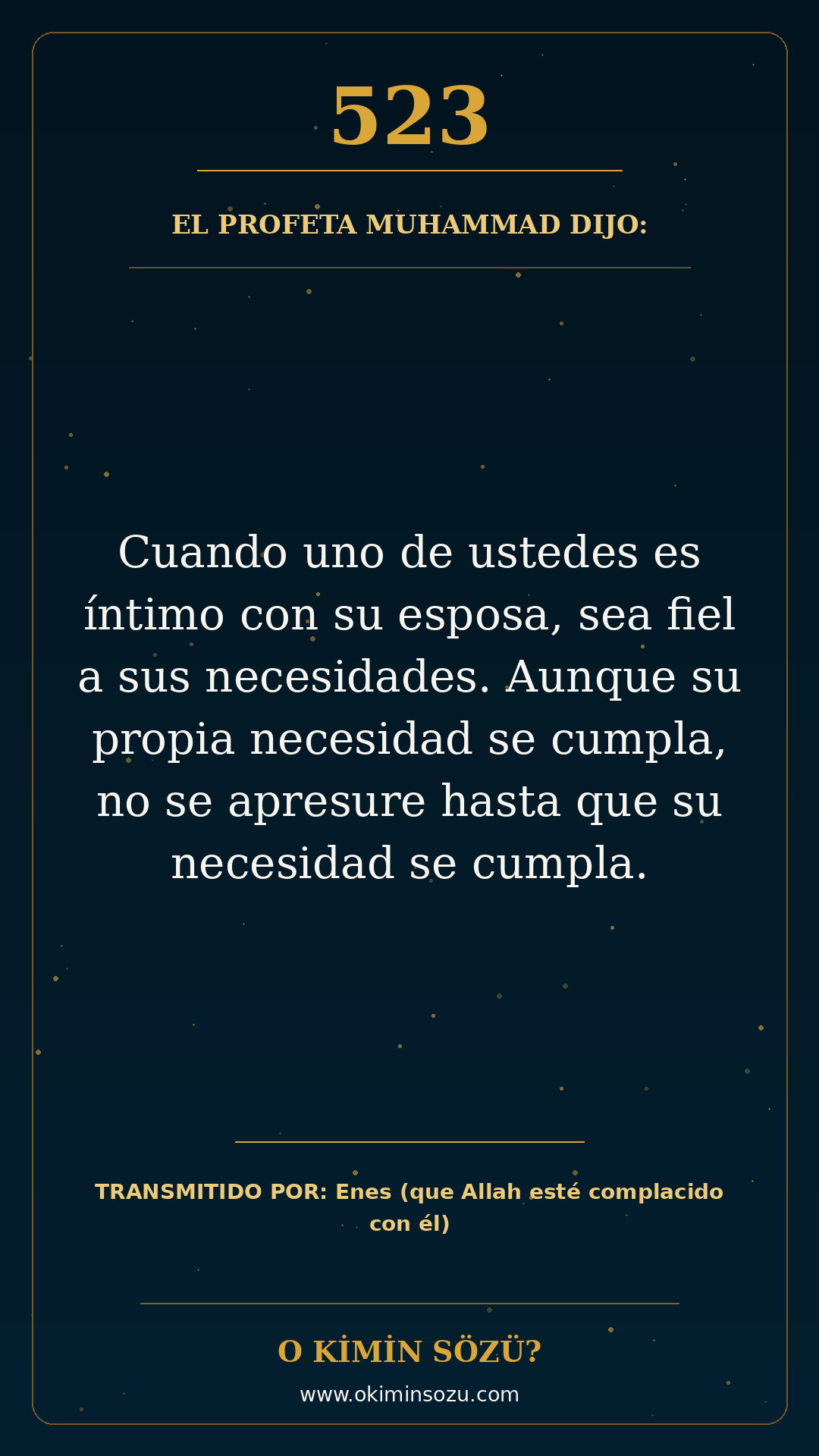 hadis 0523 es