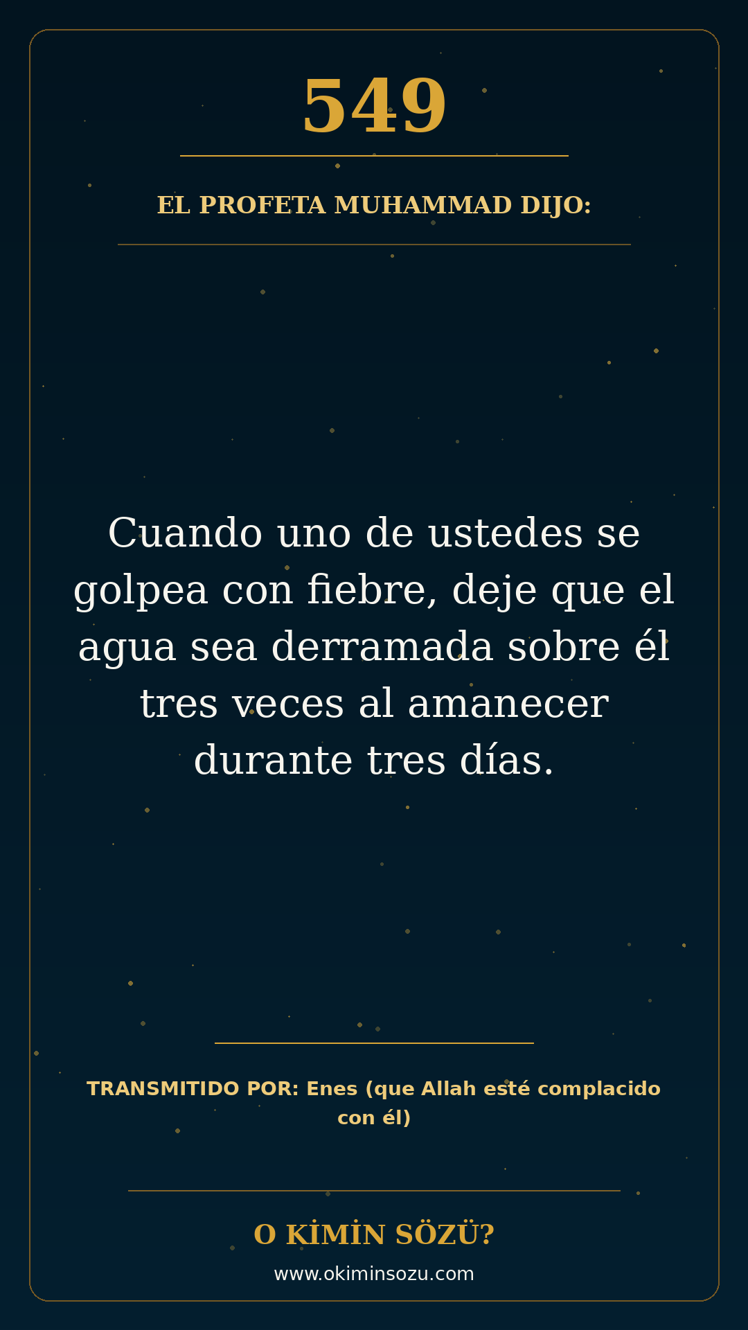 hadis 0549 es