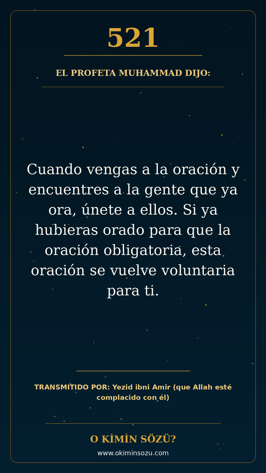 hadis 0521 es