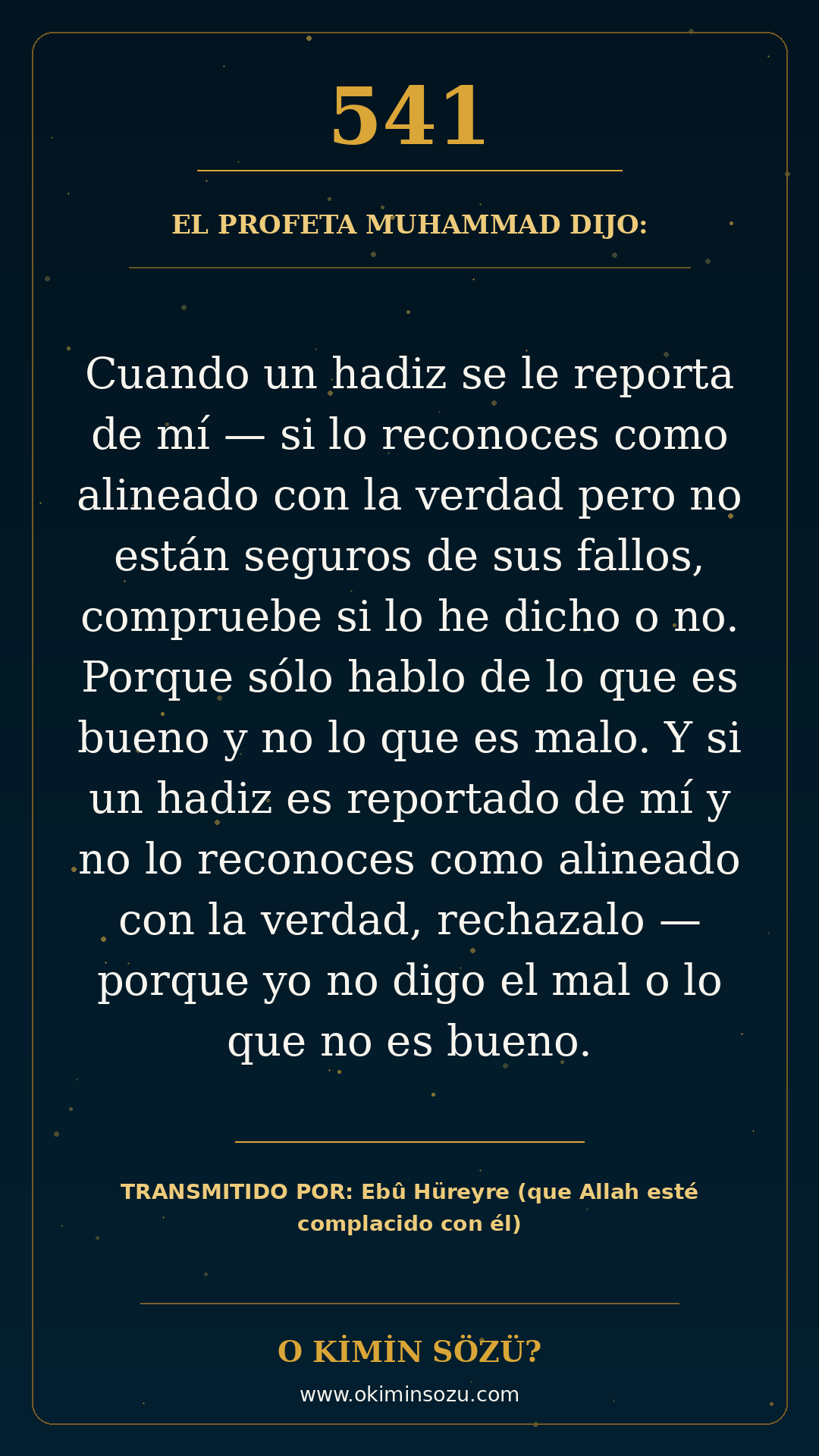 hadis 0541 es