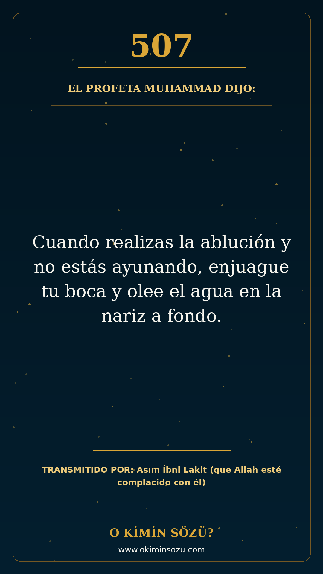 hadis 0507 es