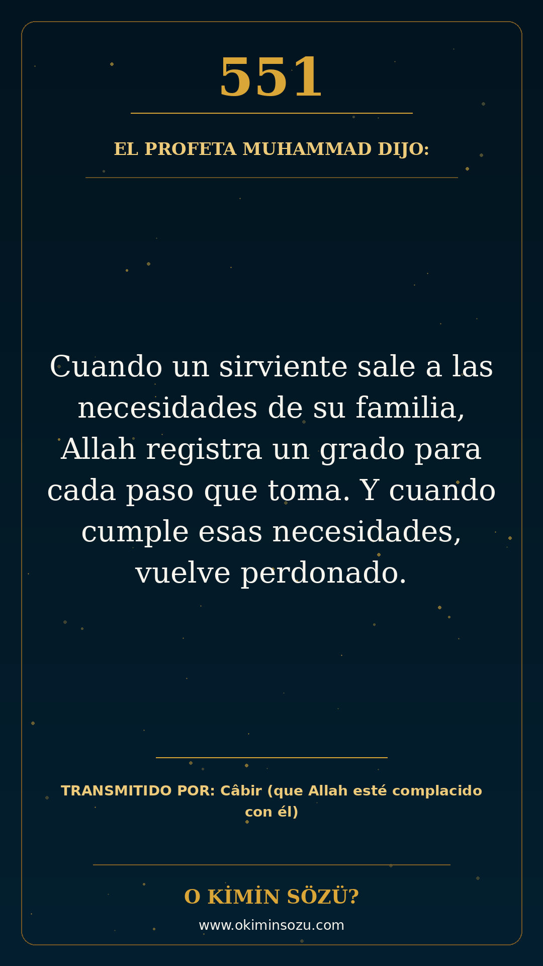 hadis 0551 es
