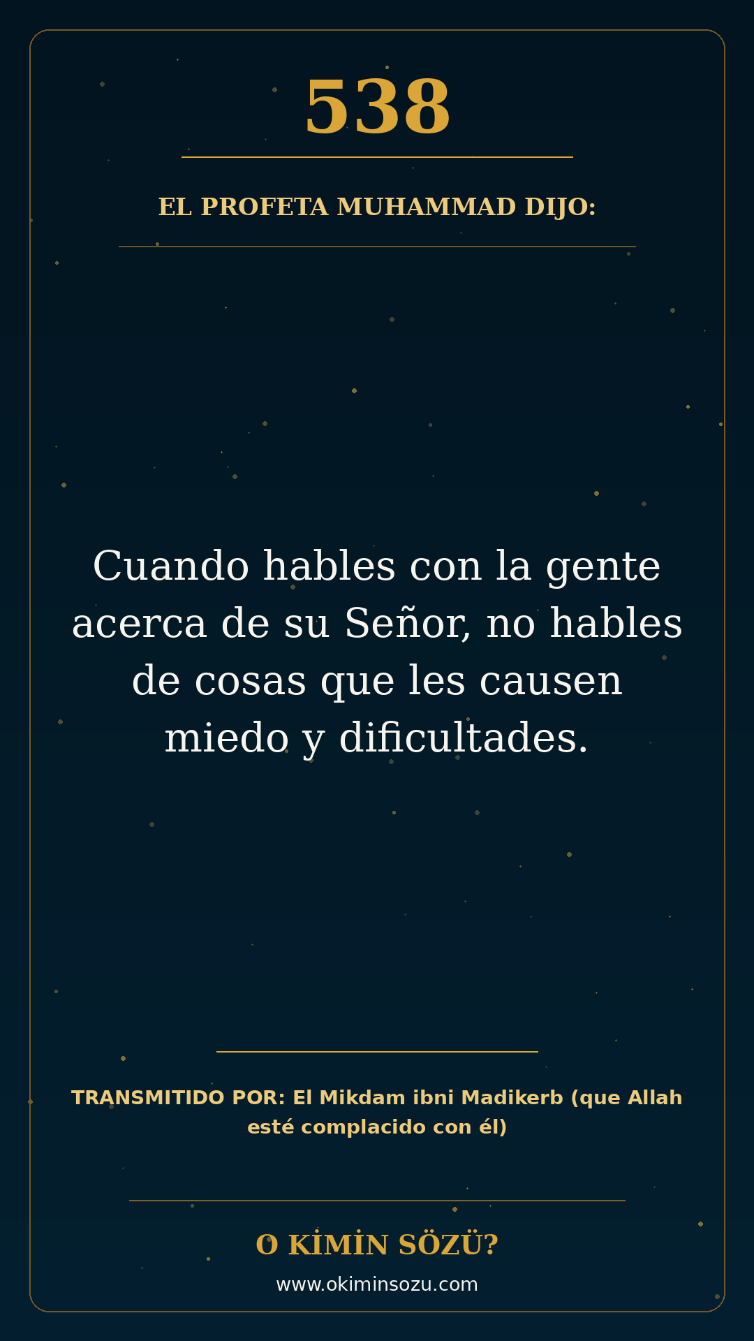 hadis 0538 es