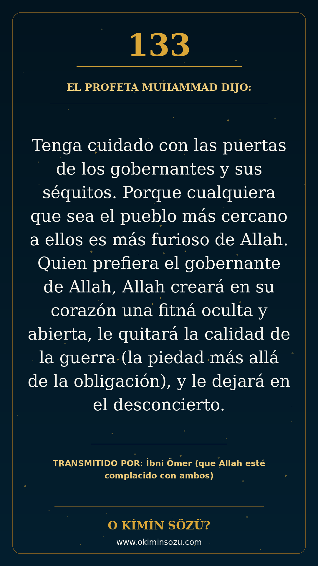 hadis 0133 es