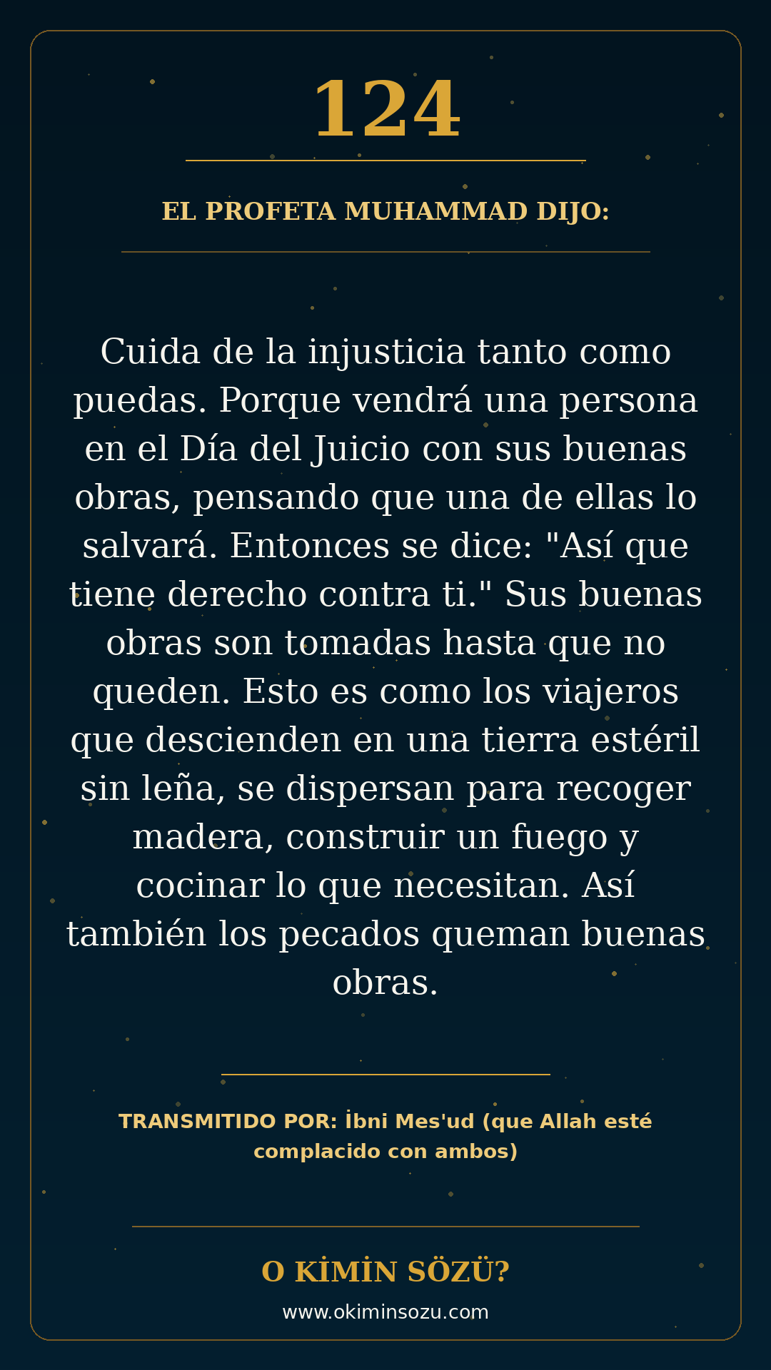 hadis 0124 es