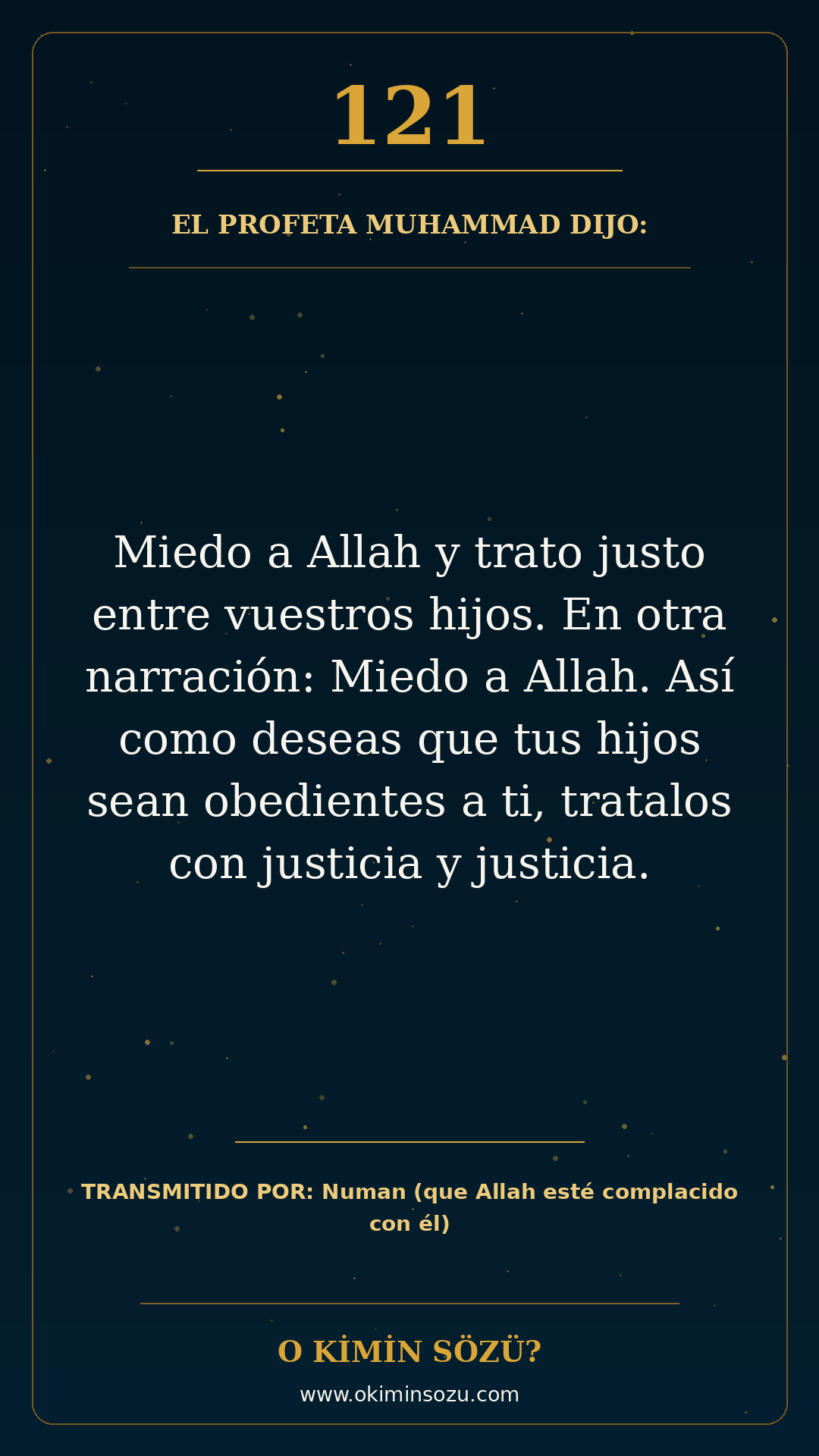 hadis 0121 es