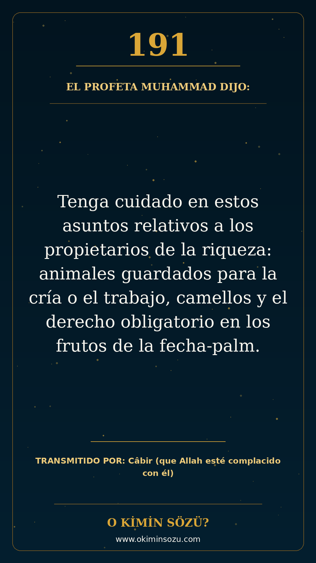 hadis 0191 es