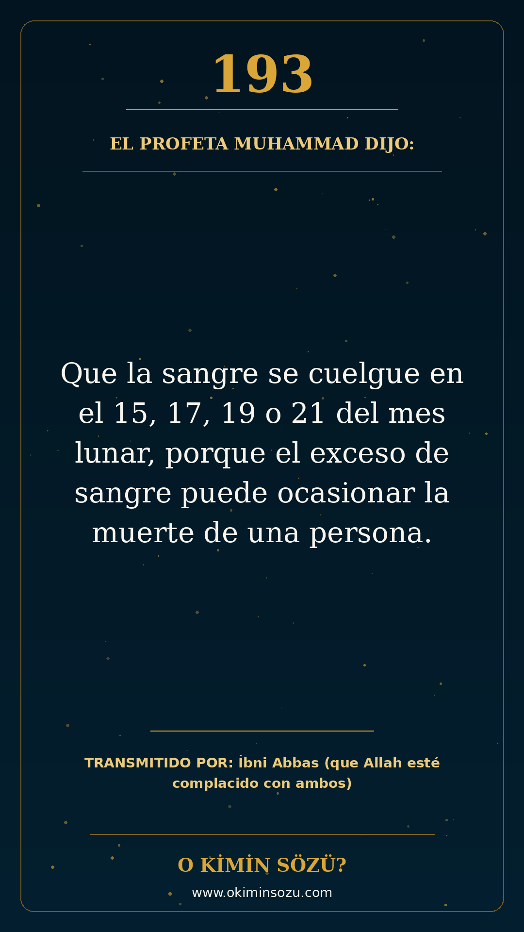 hadis 0193 es
