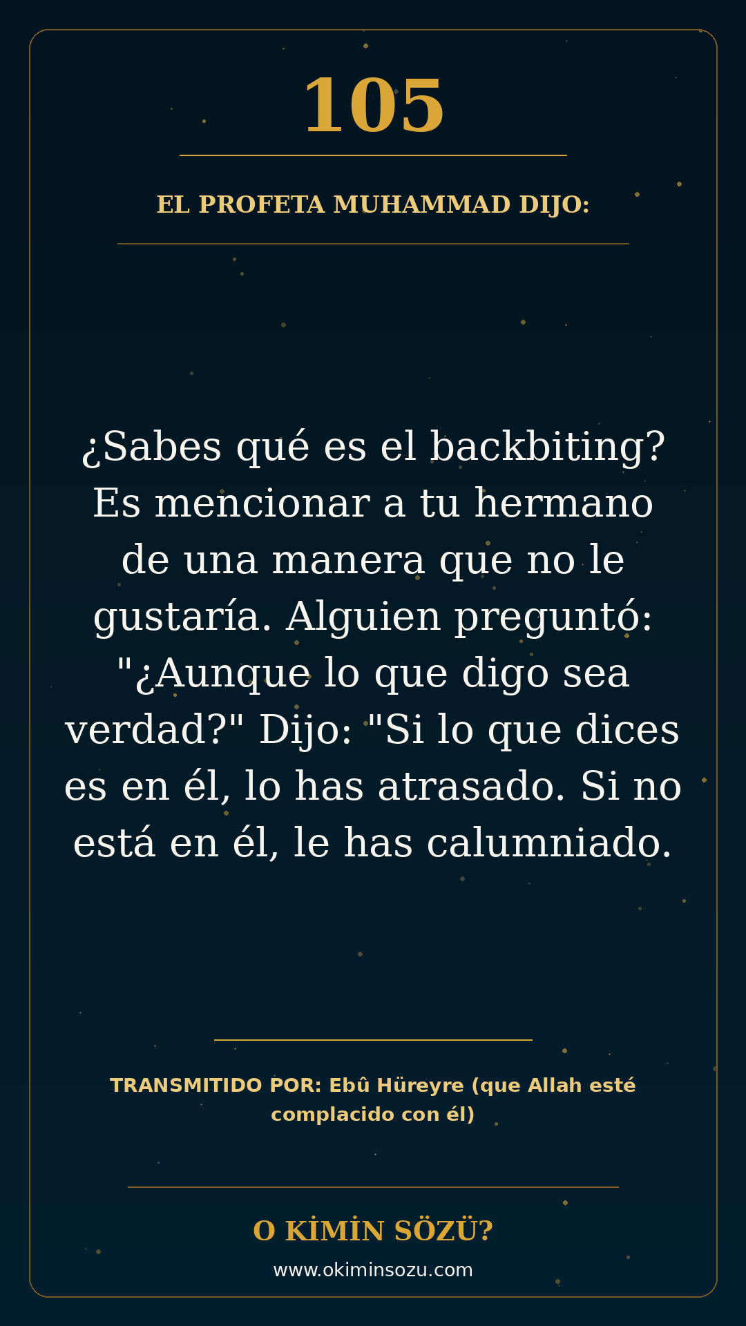 hadis 0105 es