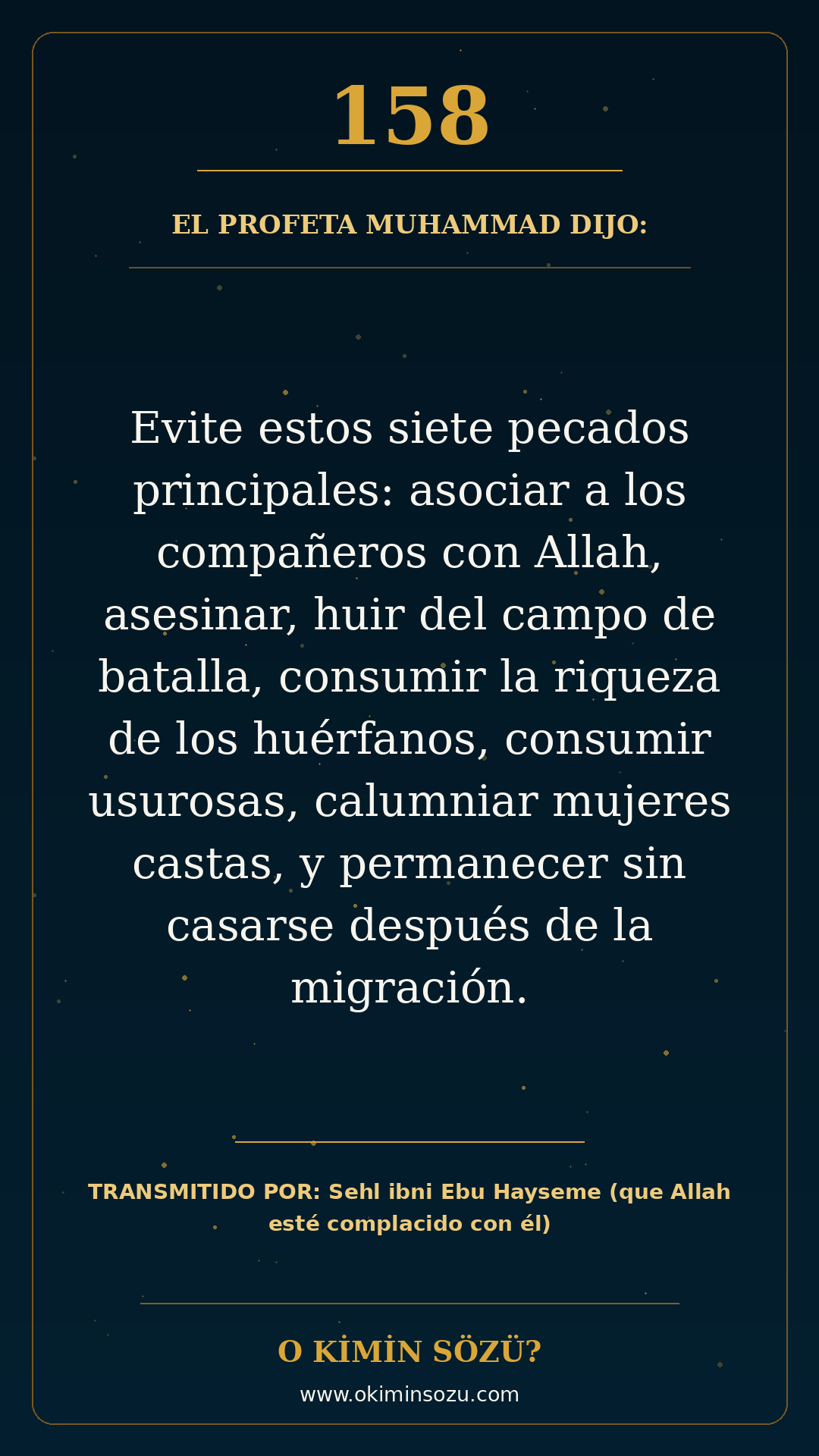 hadis 0158 es