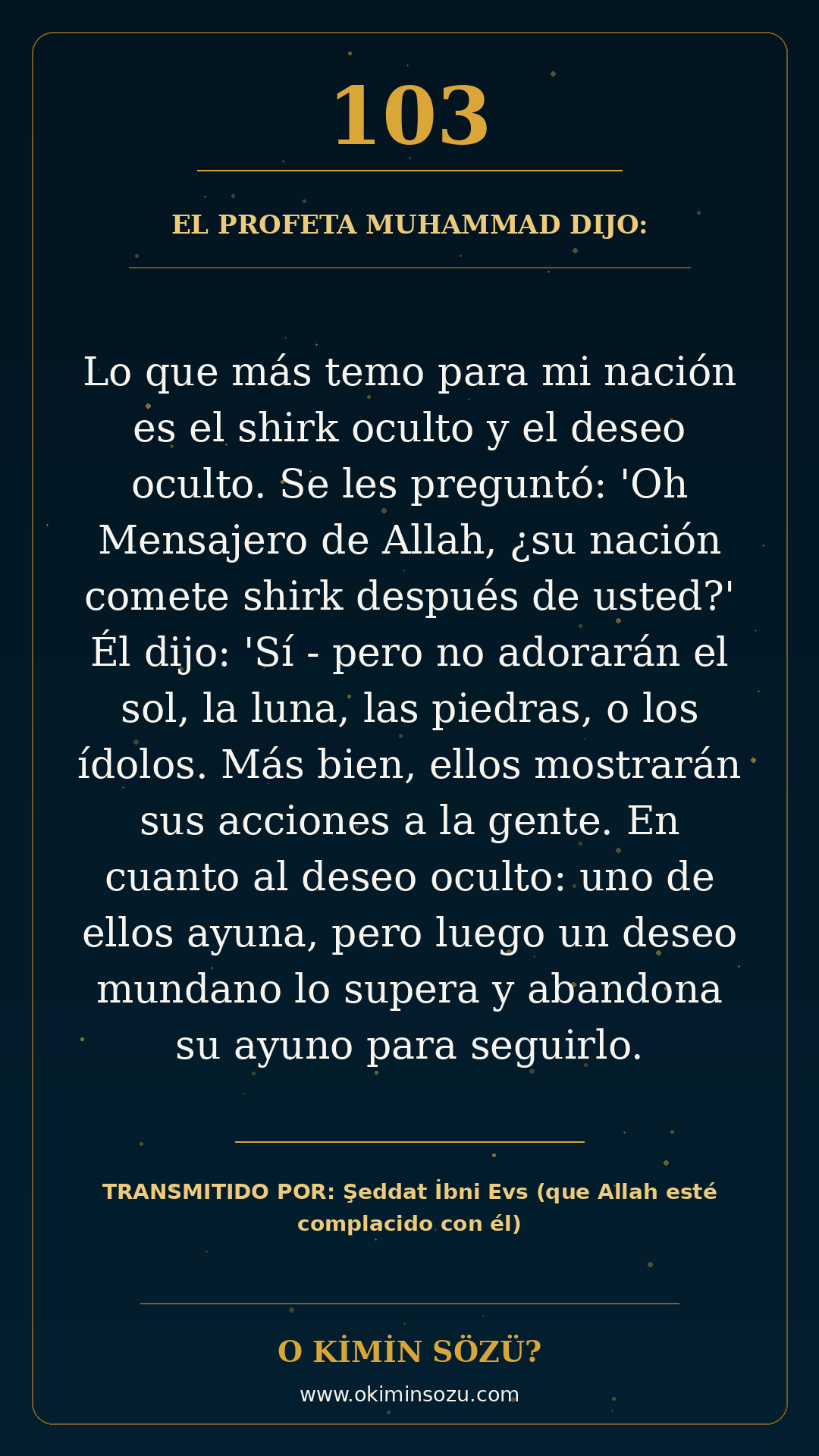 hadis 0103 es
