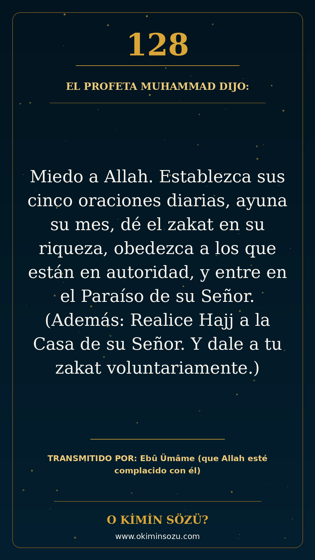 hadis 0128 es
