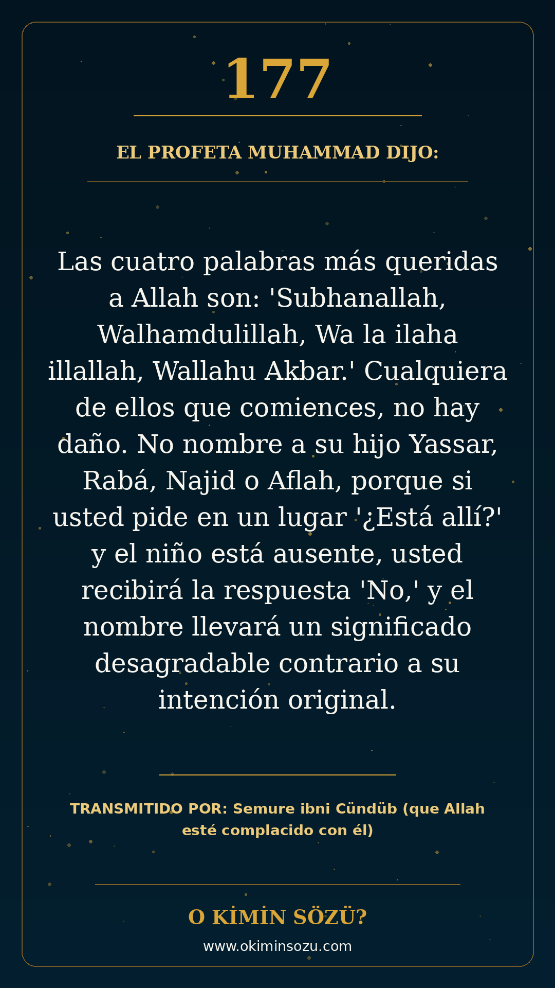hadis 0177 es