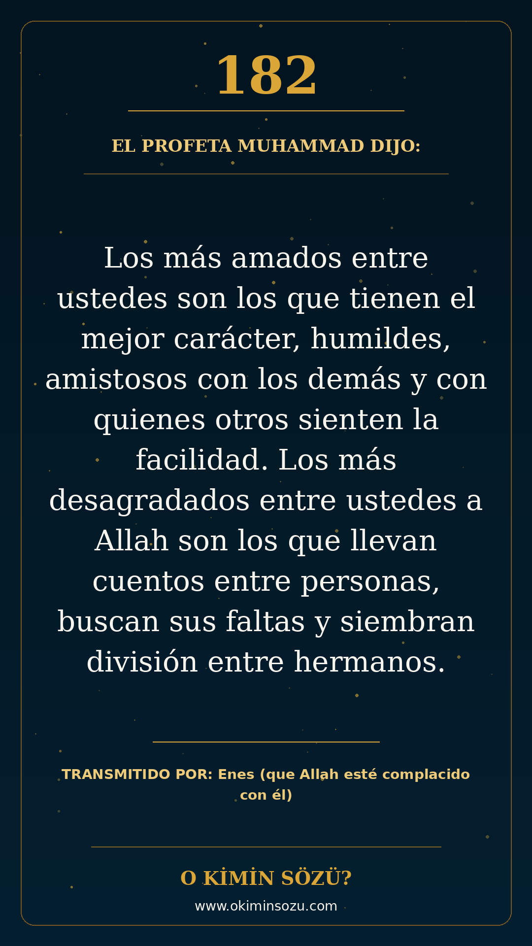 hadis 0182 es