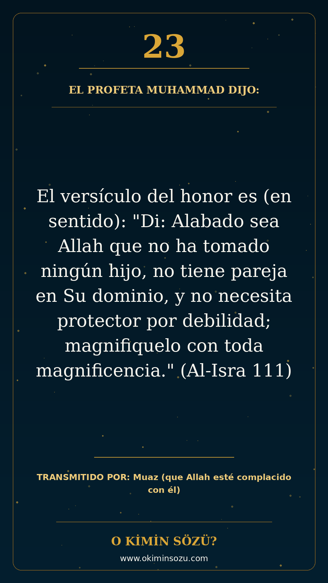 hadis 0023 es