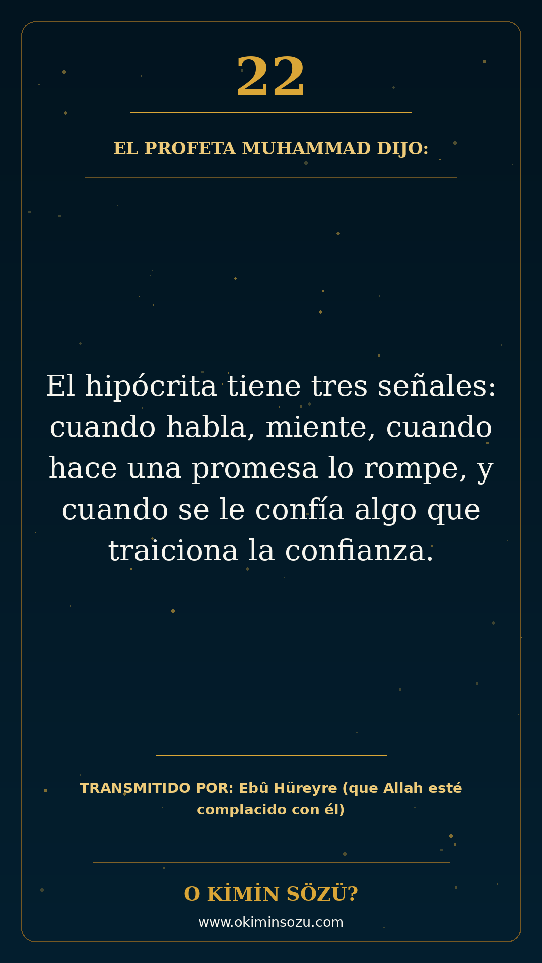 hadis 0022 es
