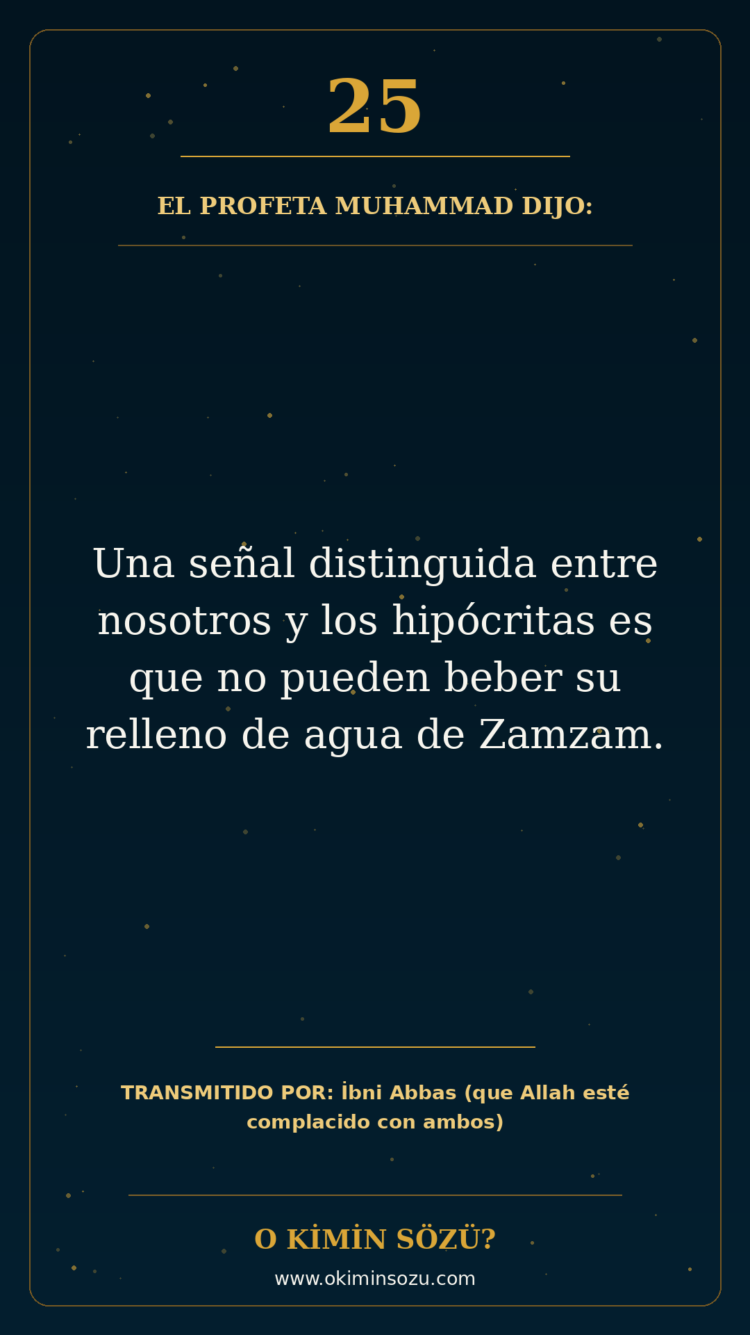 hadis 0025 es
