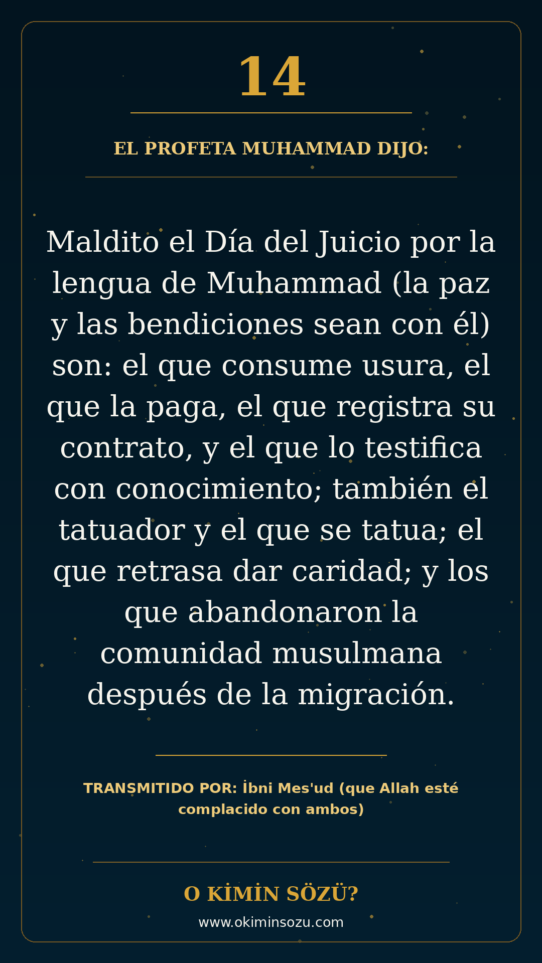 hadis 0014 es