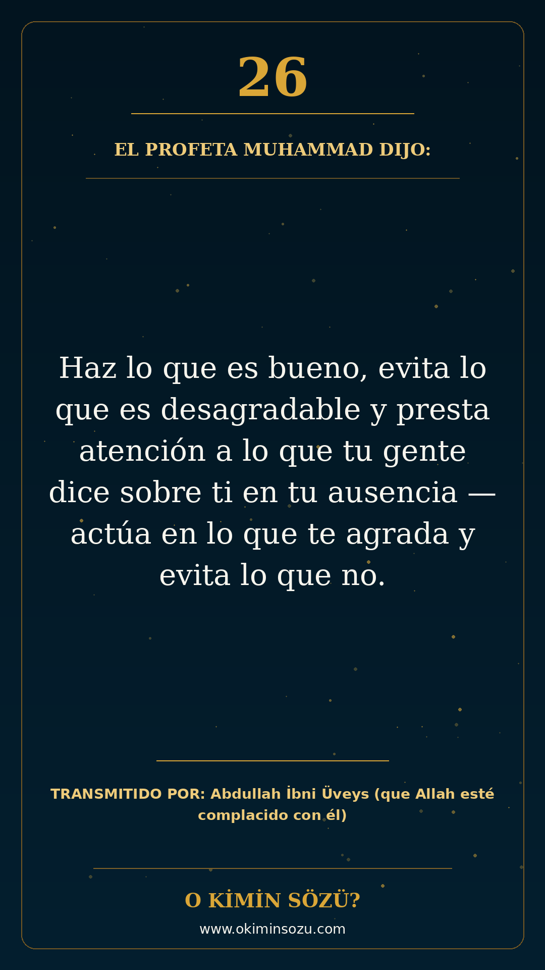 hadis 0026 es