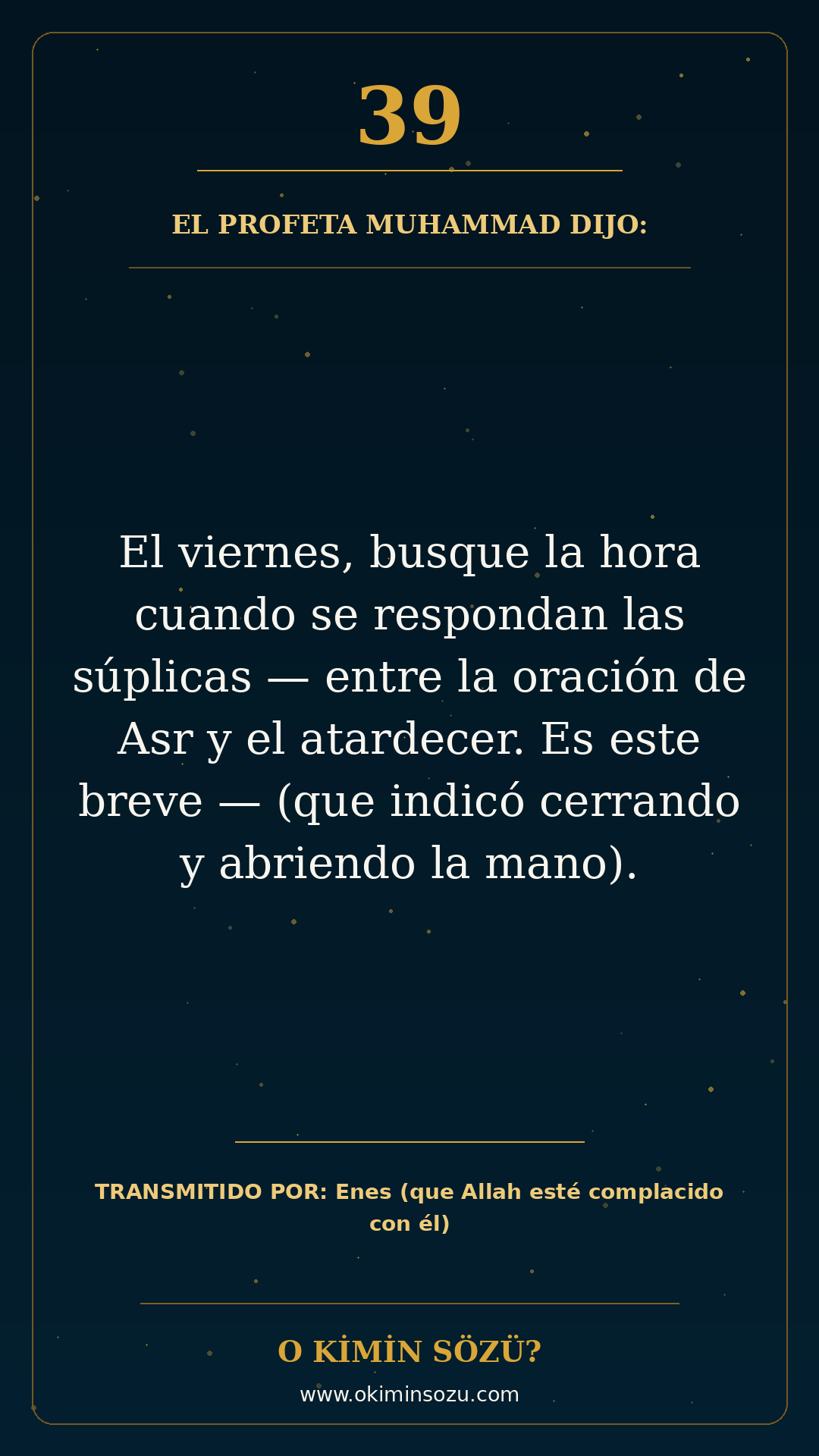 hadis 0039 es