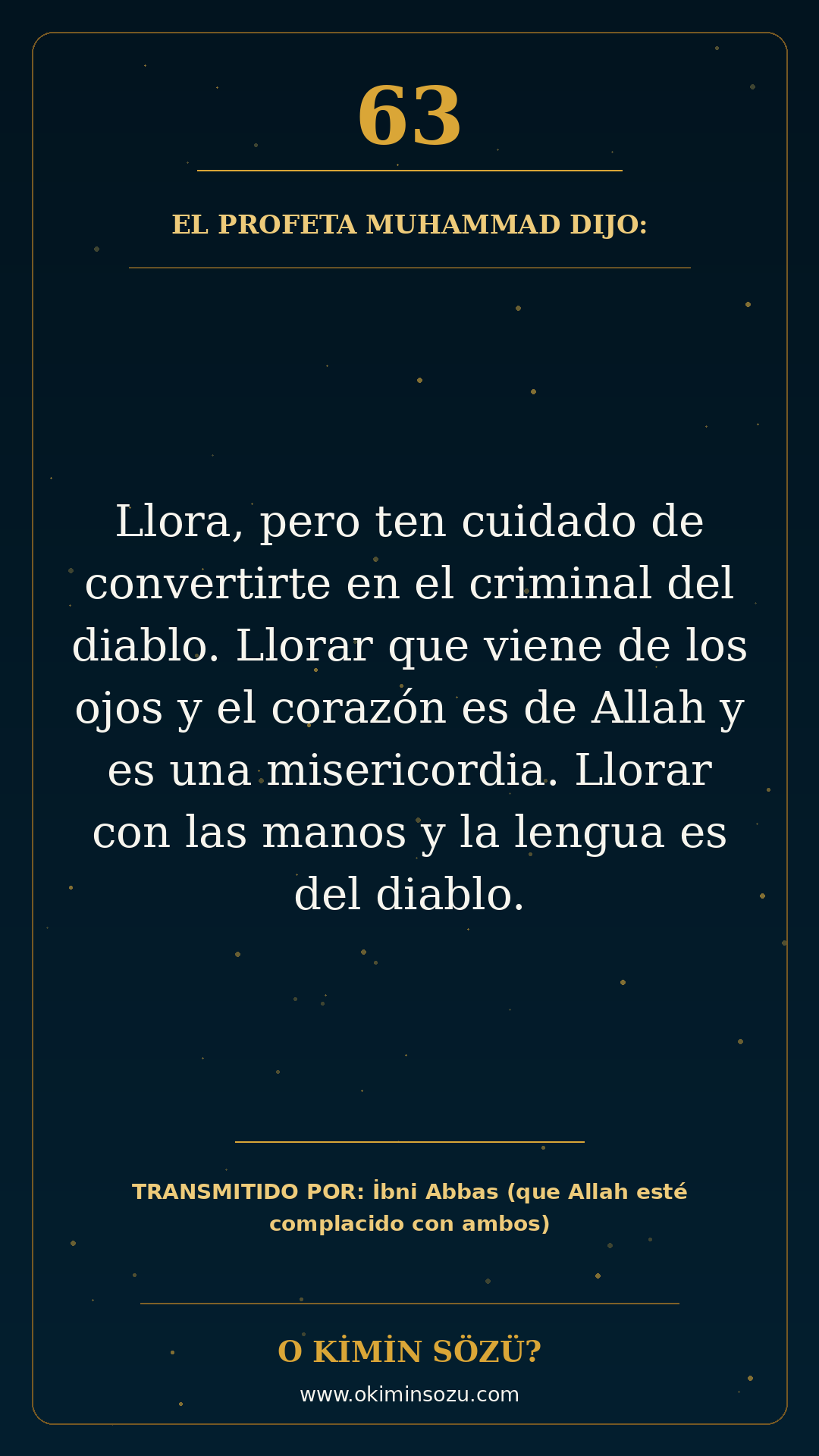 hadis 0063 es
