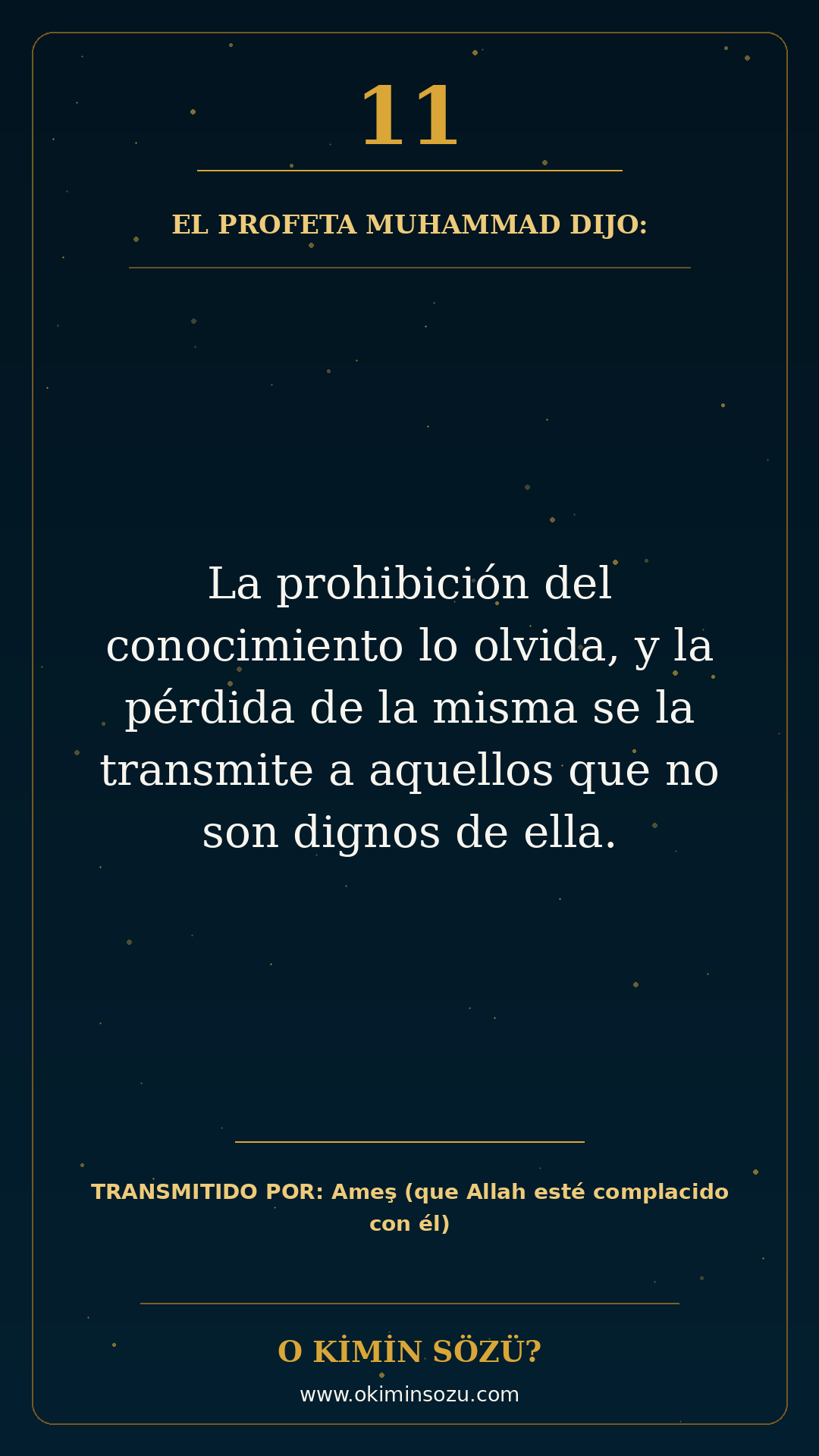hadis 0011 es