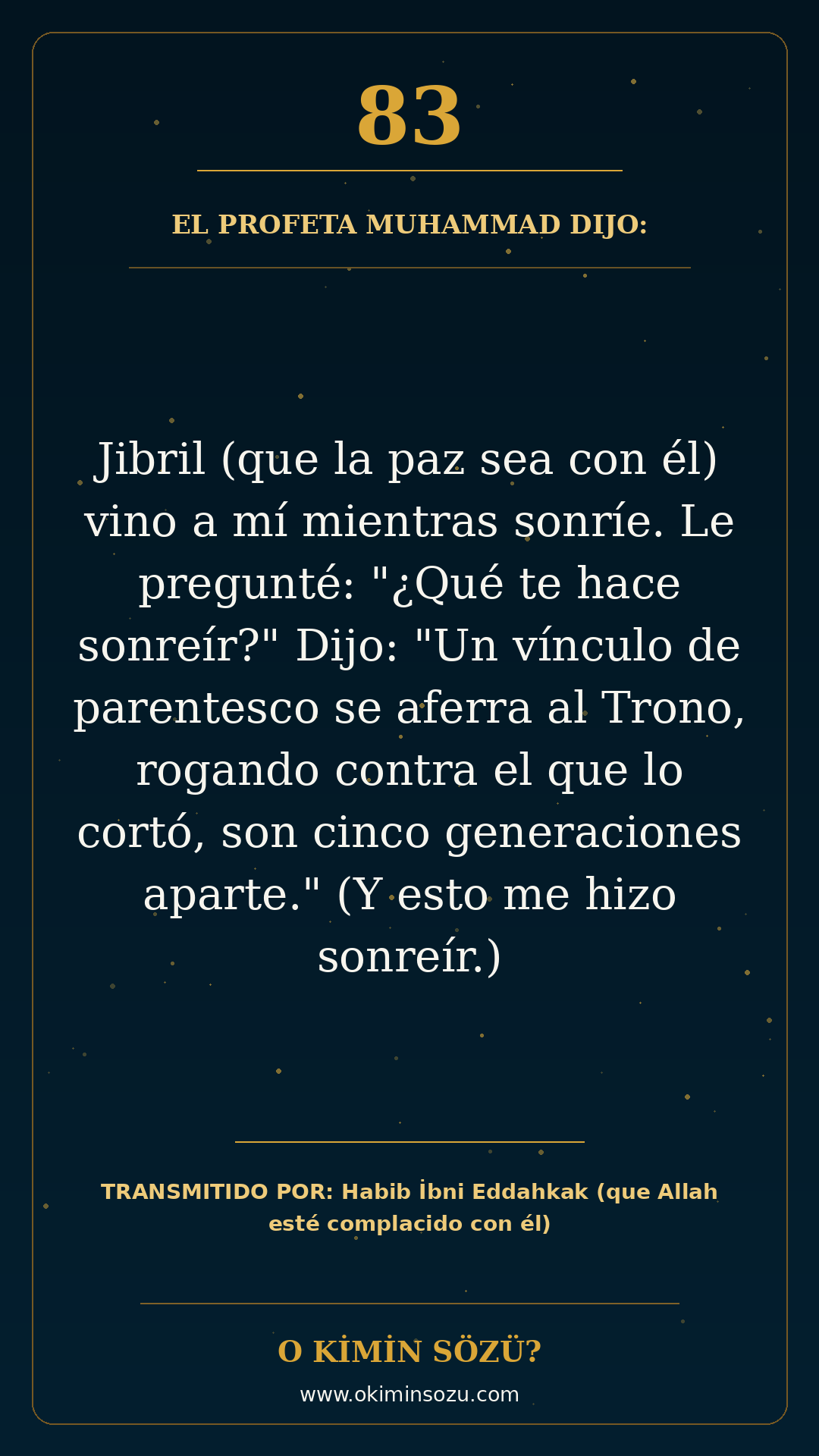 hadis 0083 es