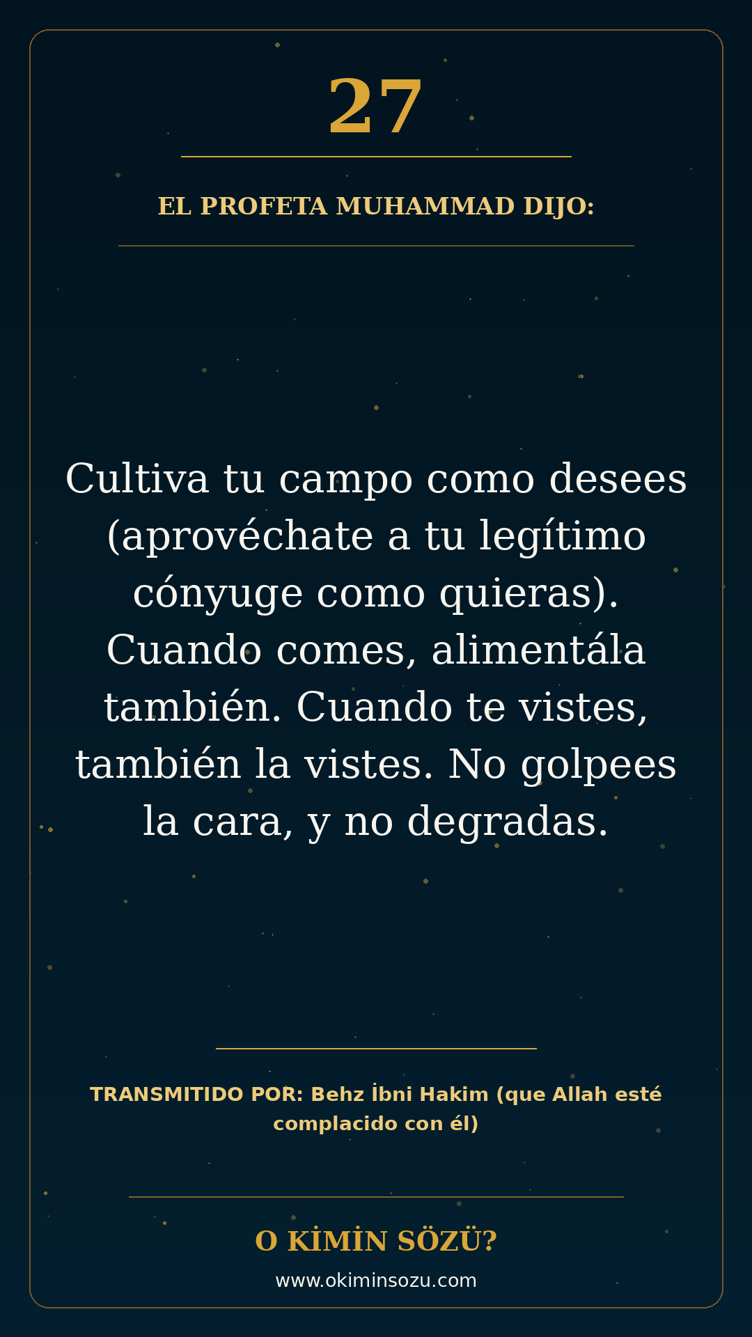 hadis 0027 es