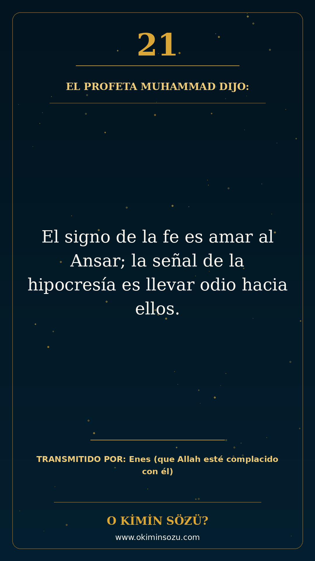 hadis 0021 es