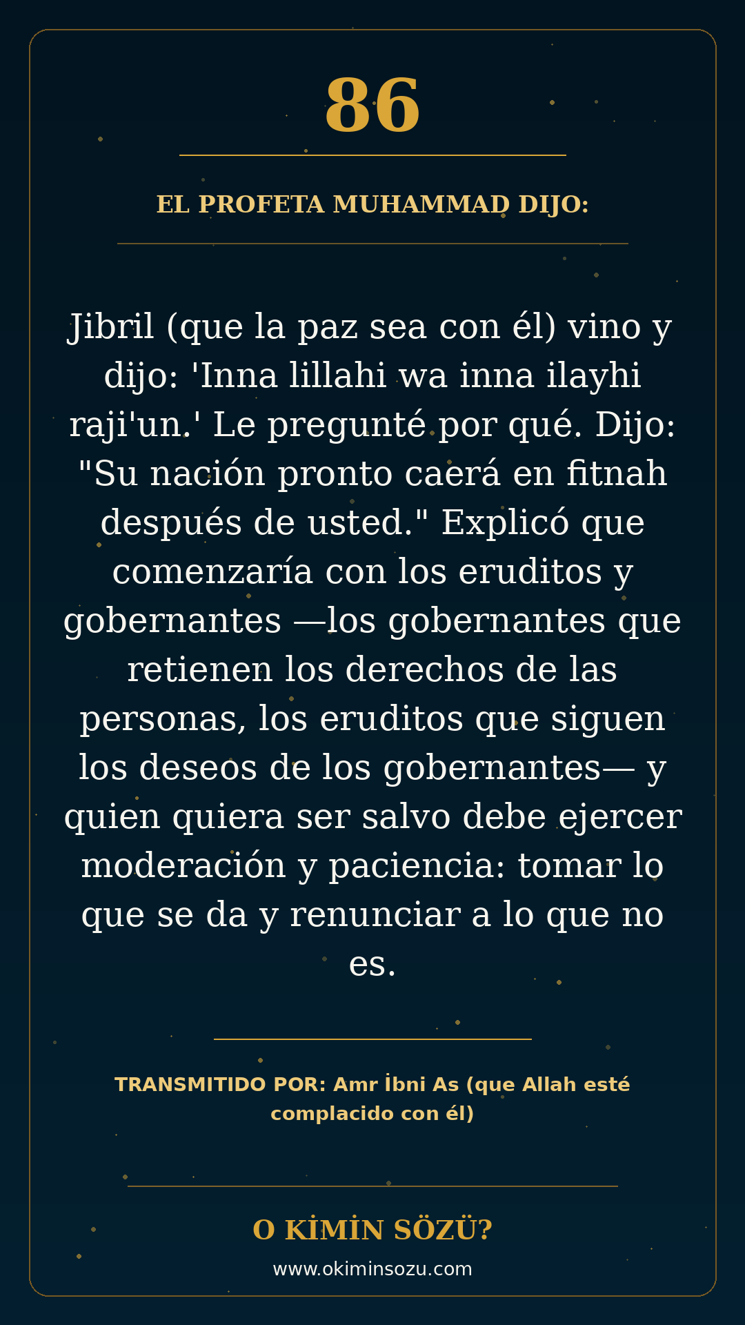 hadis 0086 es