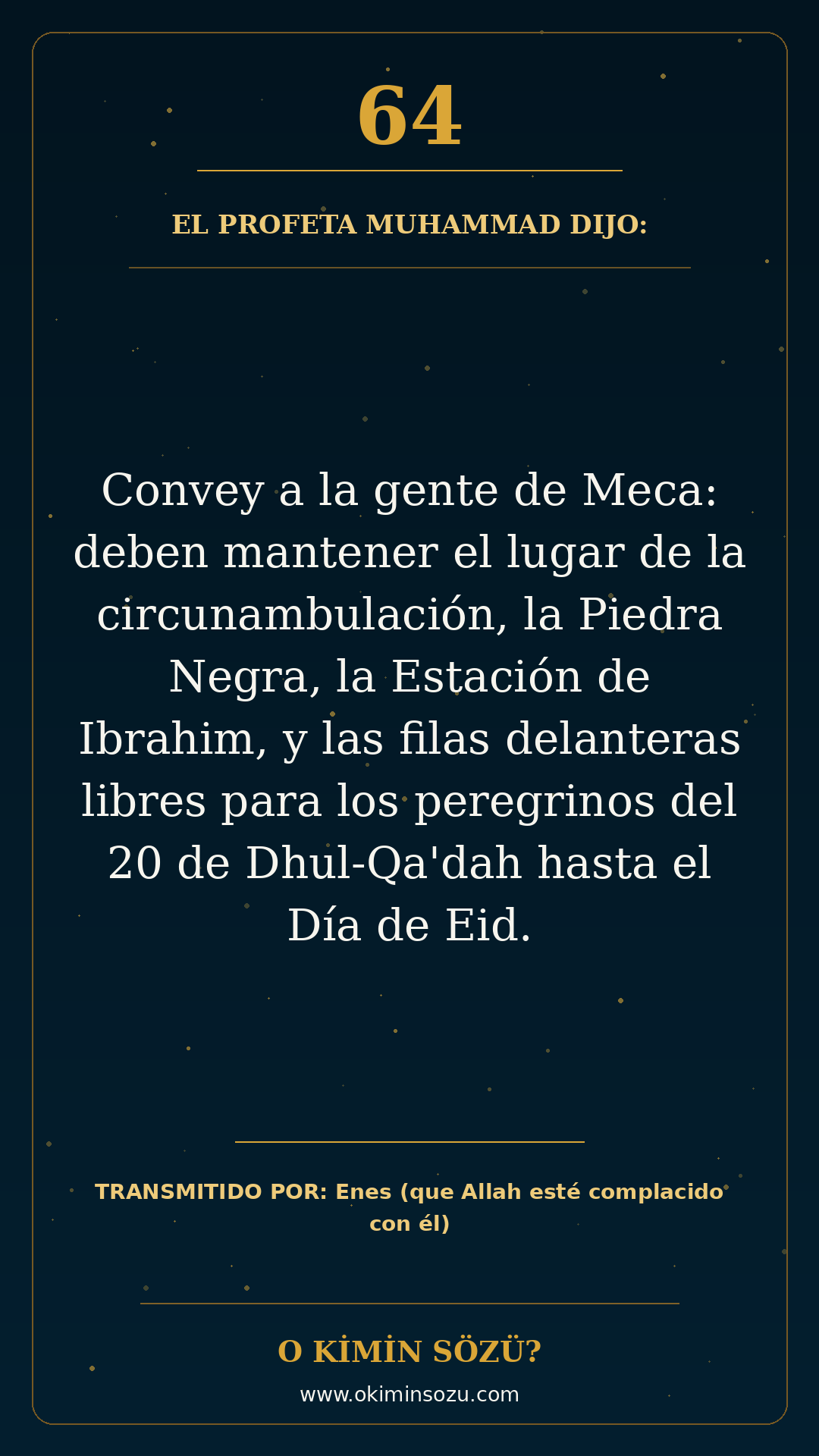 hadis 0064 es