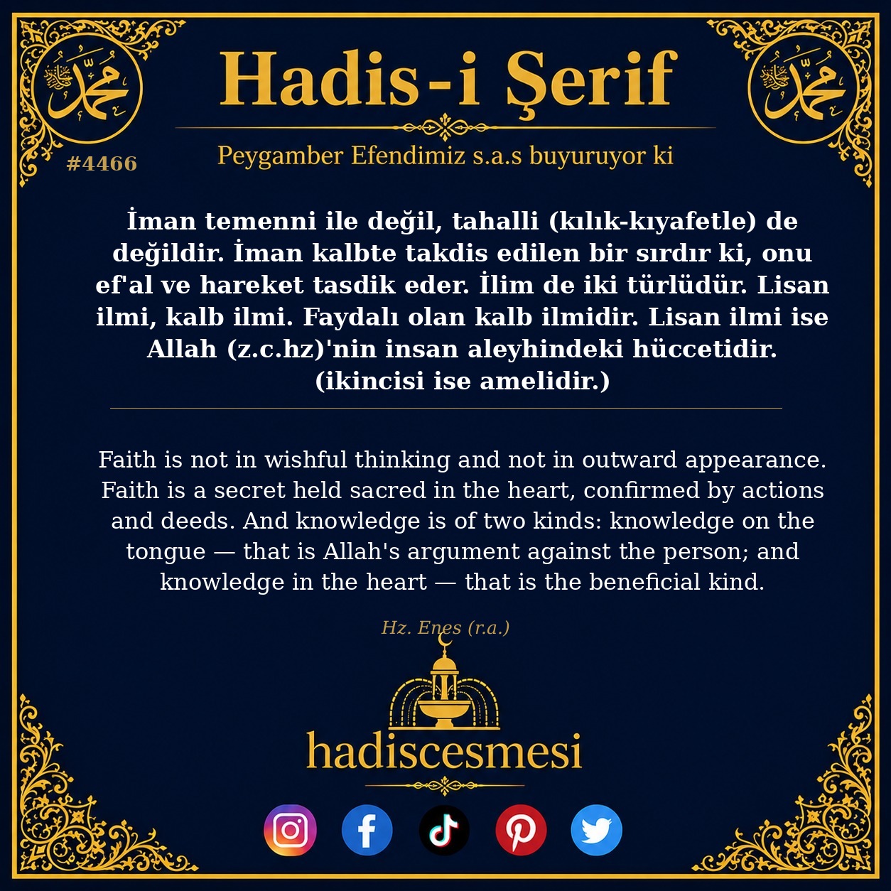 Hadis 4466