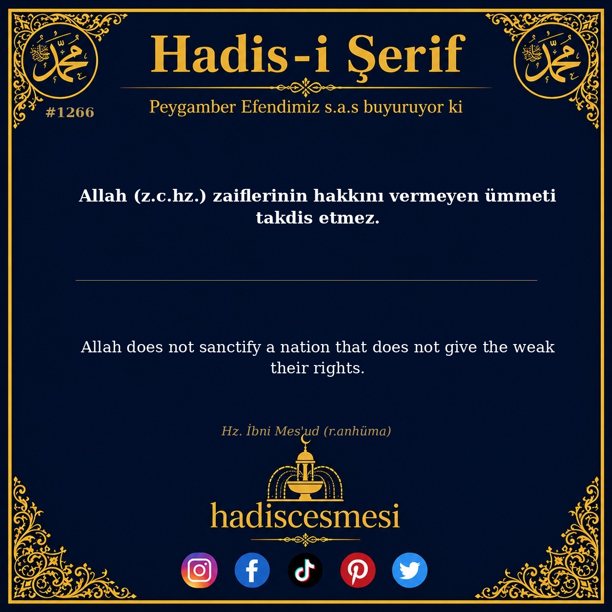 Hadis 1266